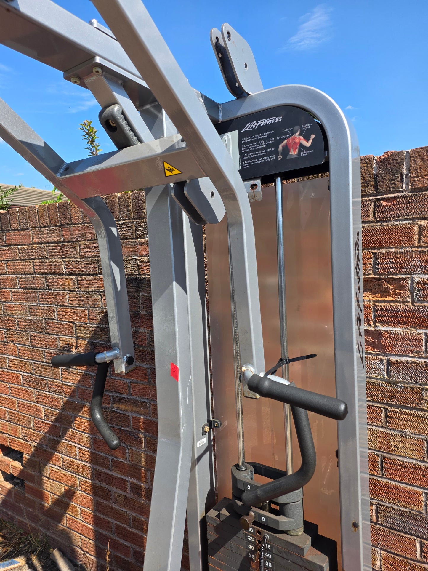 Life Fitness Pro 2 Row/Delt Machine Commercial Gym Equipment