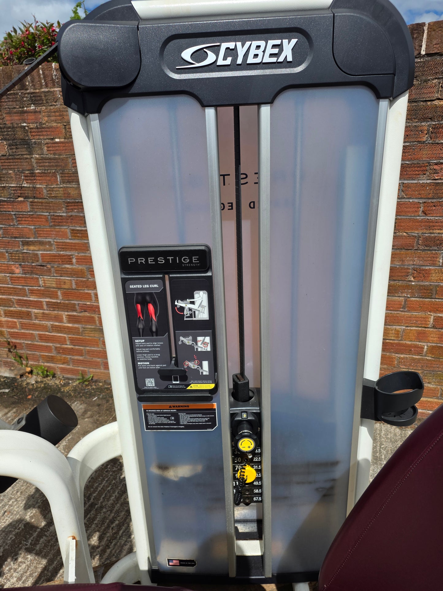 Cybex Prestige Seated Hamstring Curl Machine Commercial Gym Equipment