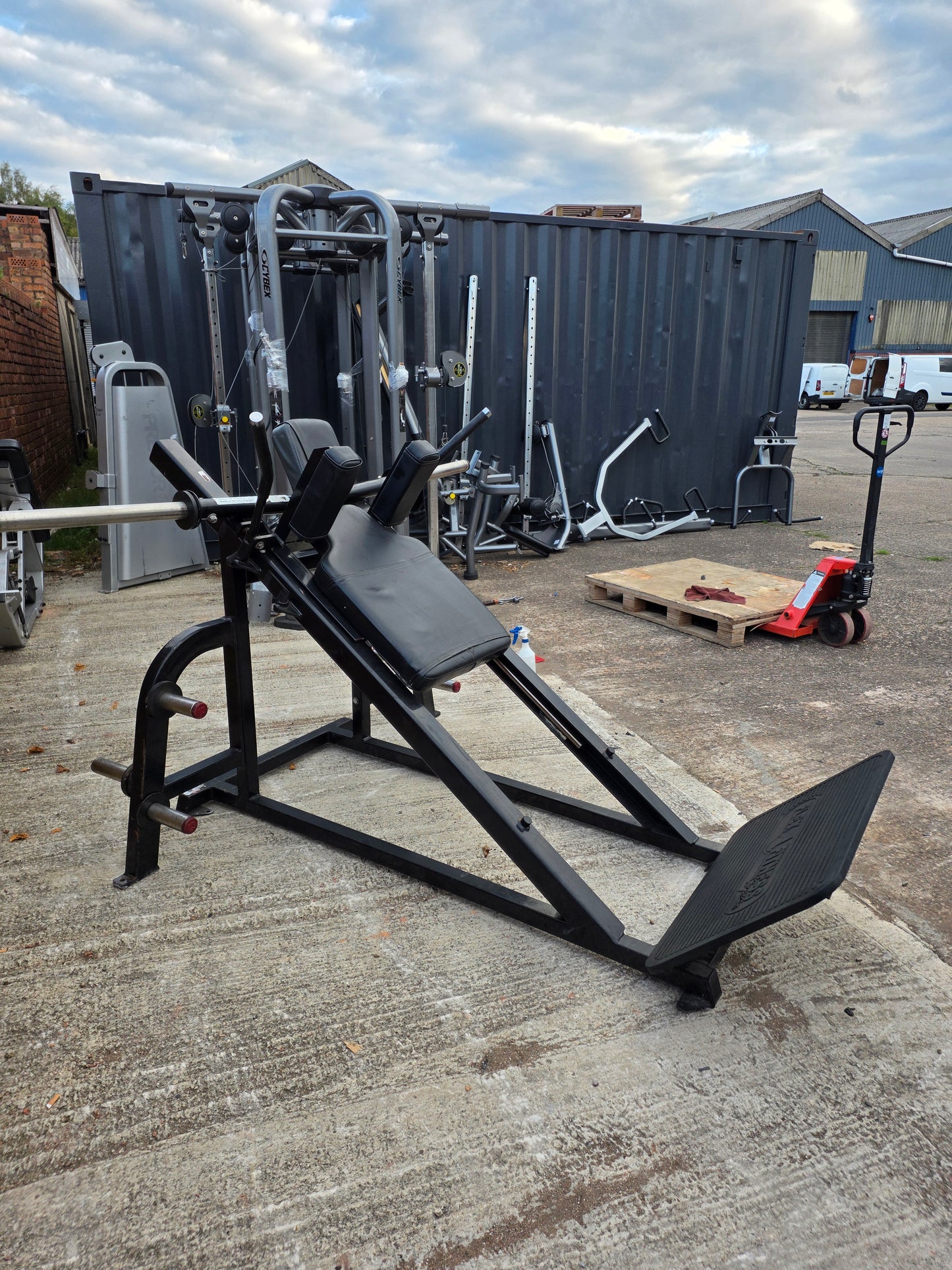 Flex Fitness Hack Squat Machine Commercial Gym Equipment