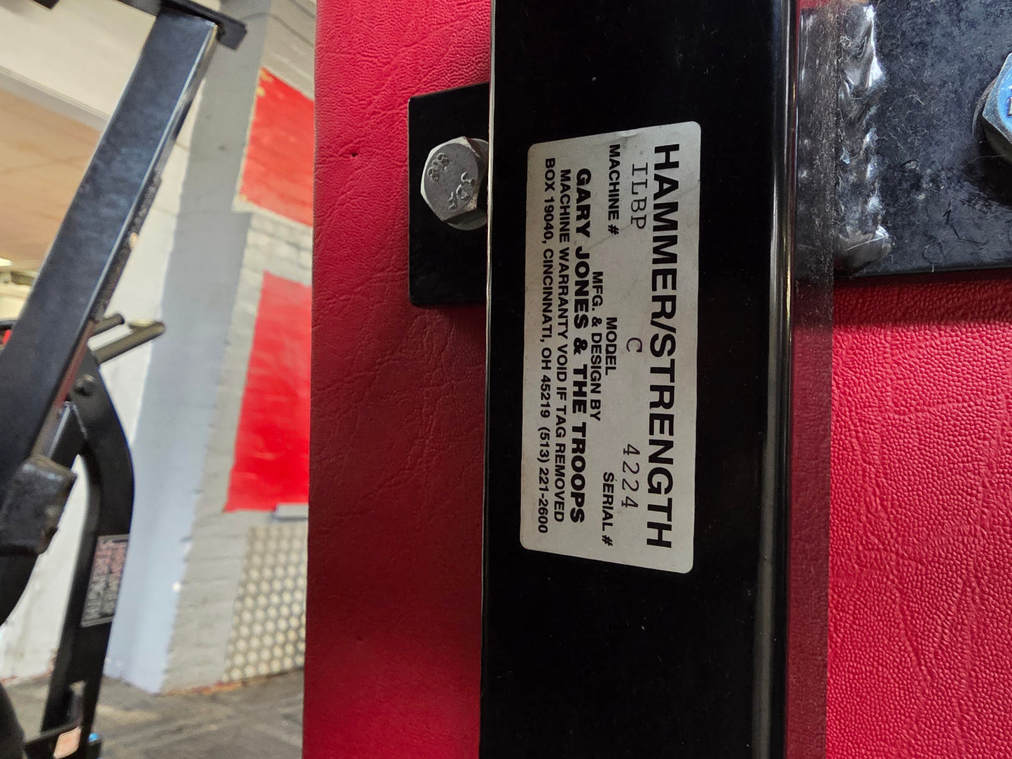 Hammer Strength Chest Press Machine Commercial Gym Equipment