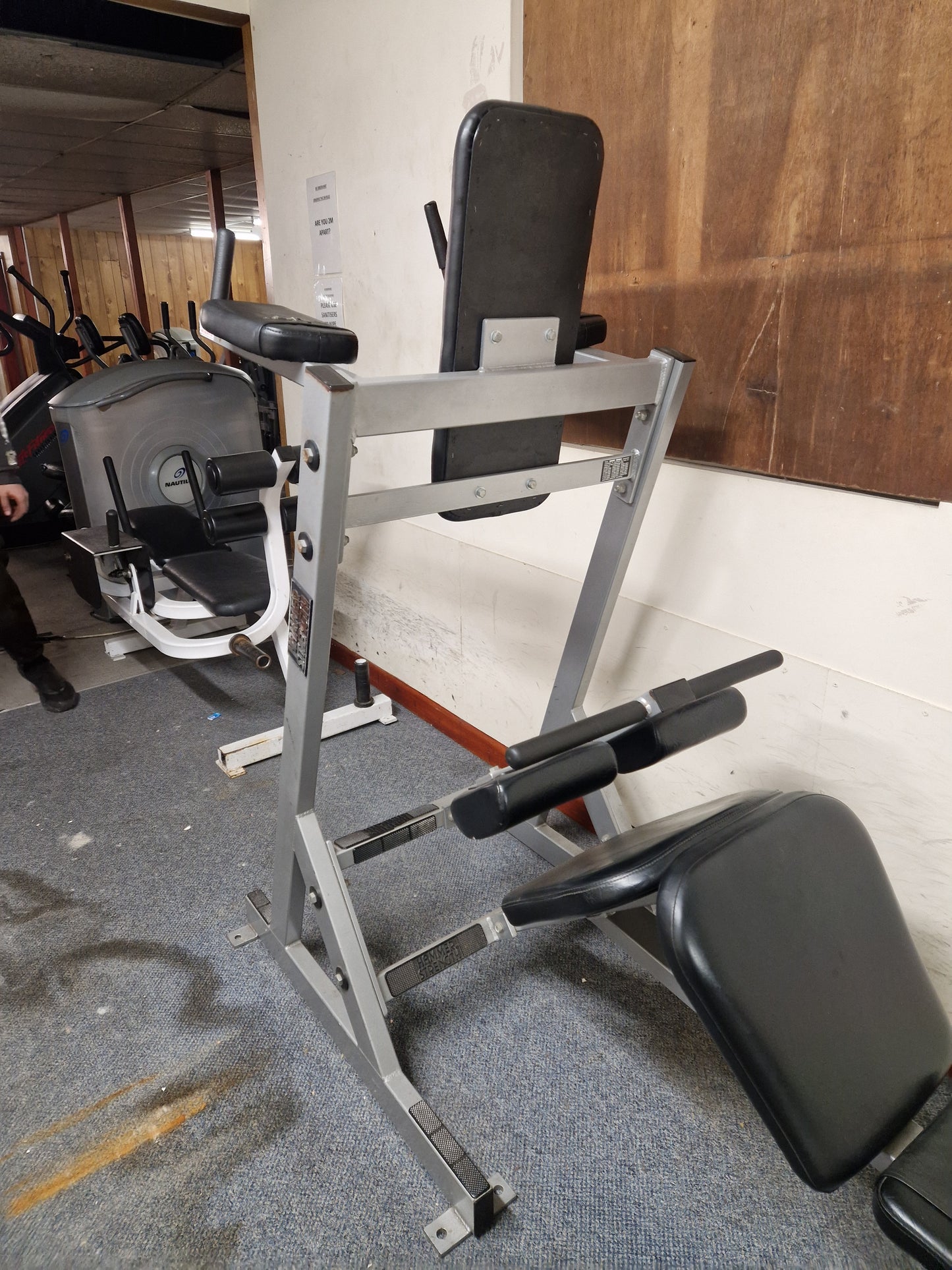 Hammer Strength Knee Raise/Abdominal Crunch Station Commercial Gym Equipment