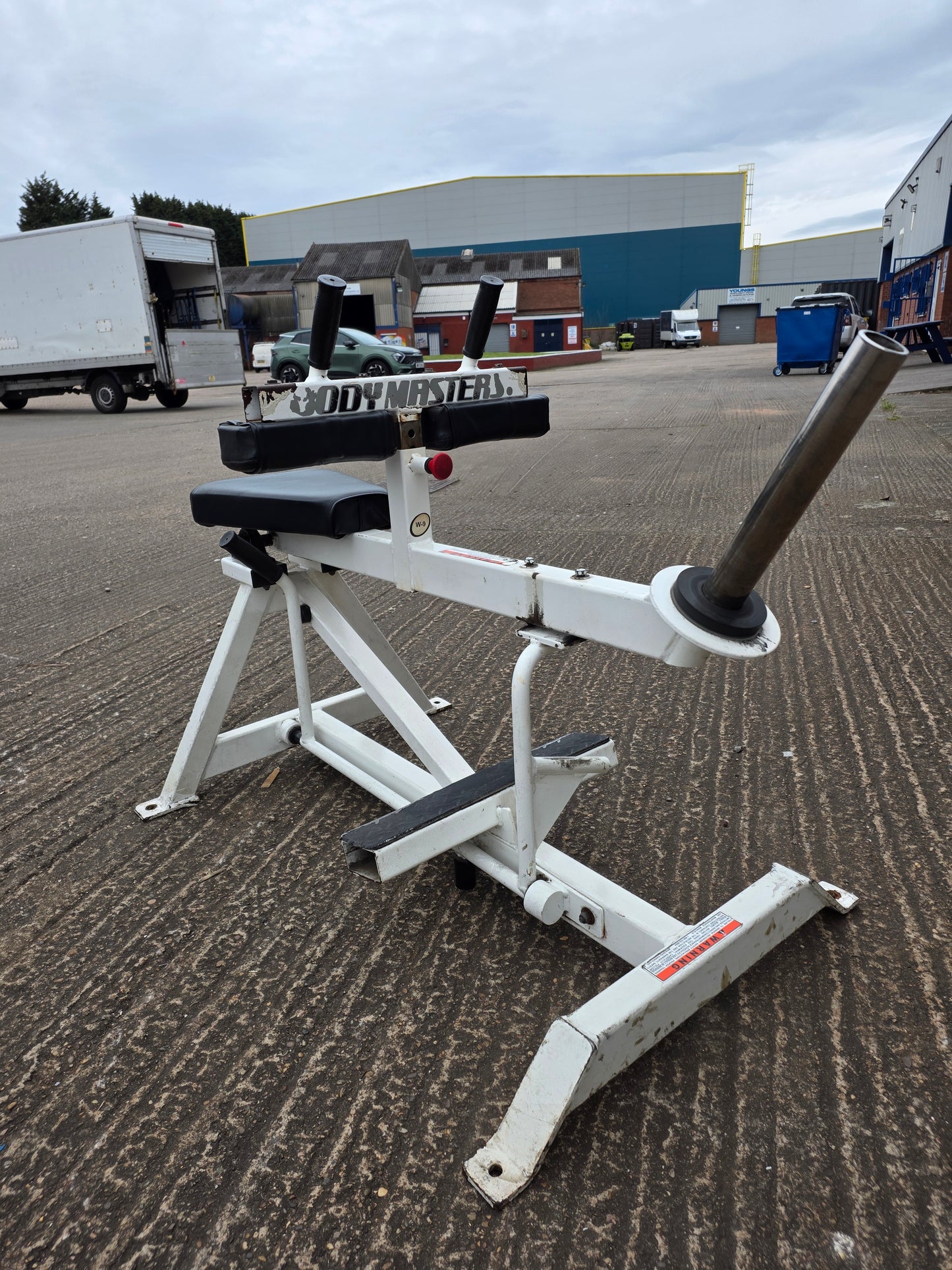 Bodymasters Seated Calf Raise Machine Commercial Gym Equipment