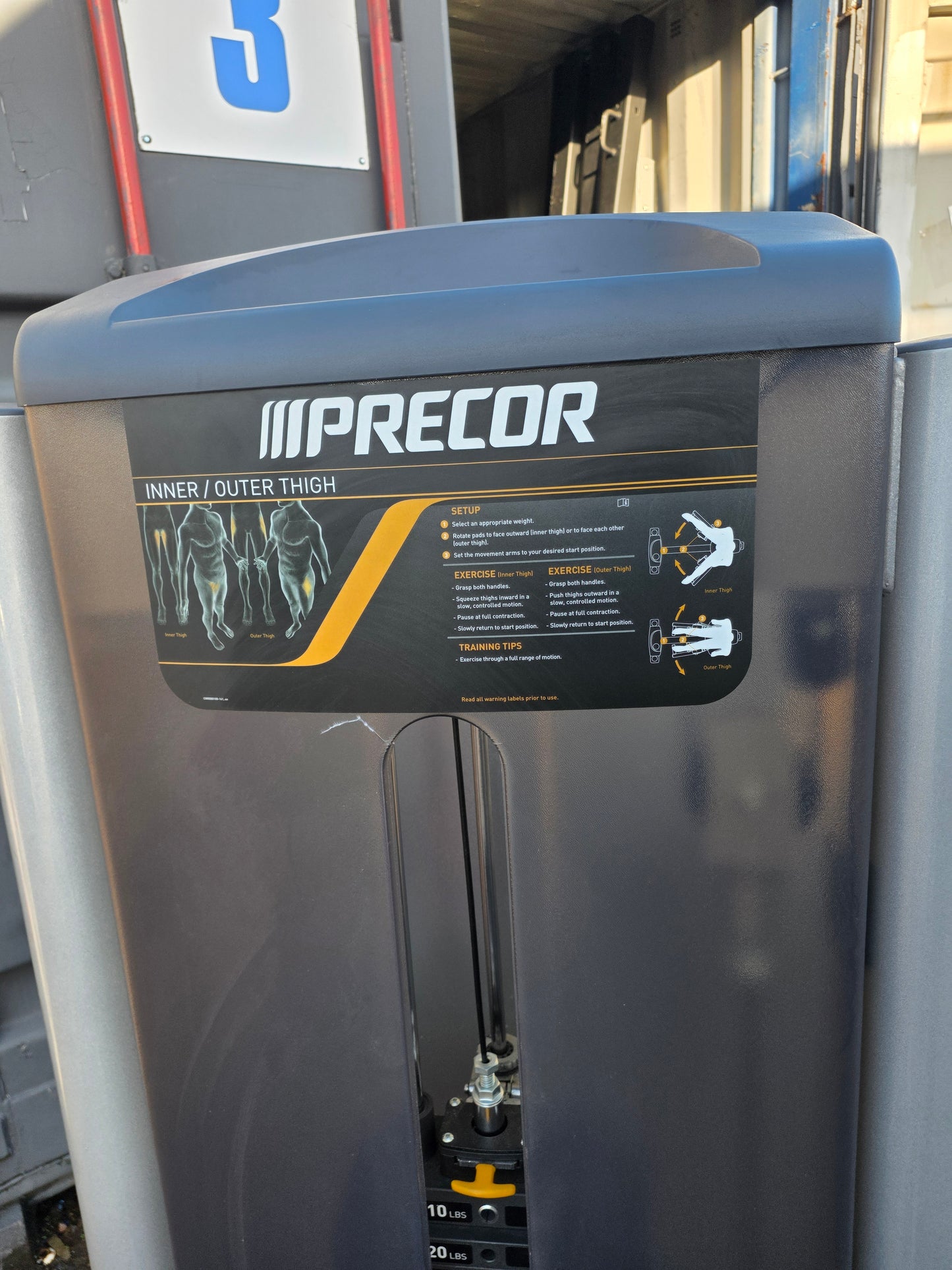 Precor Dual Hip Abductor/Adductor Machine Commercial Gym Equipment