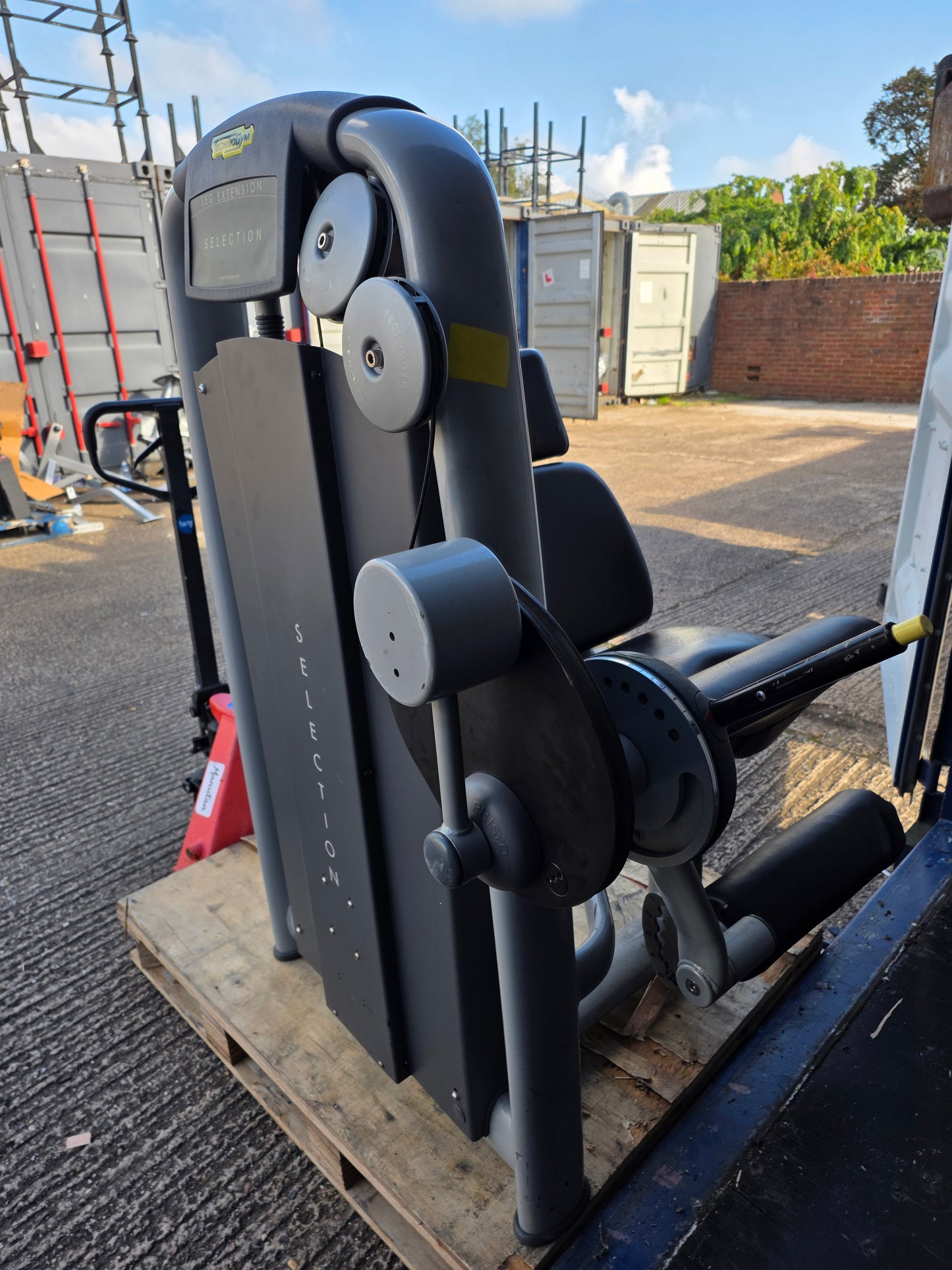 Technogym Leg Extension Machine Commercial Gym Equipment