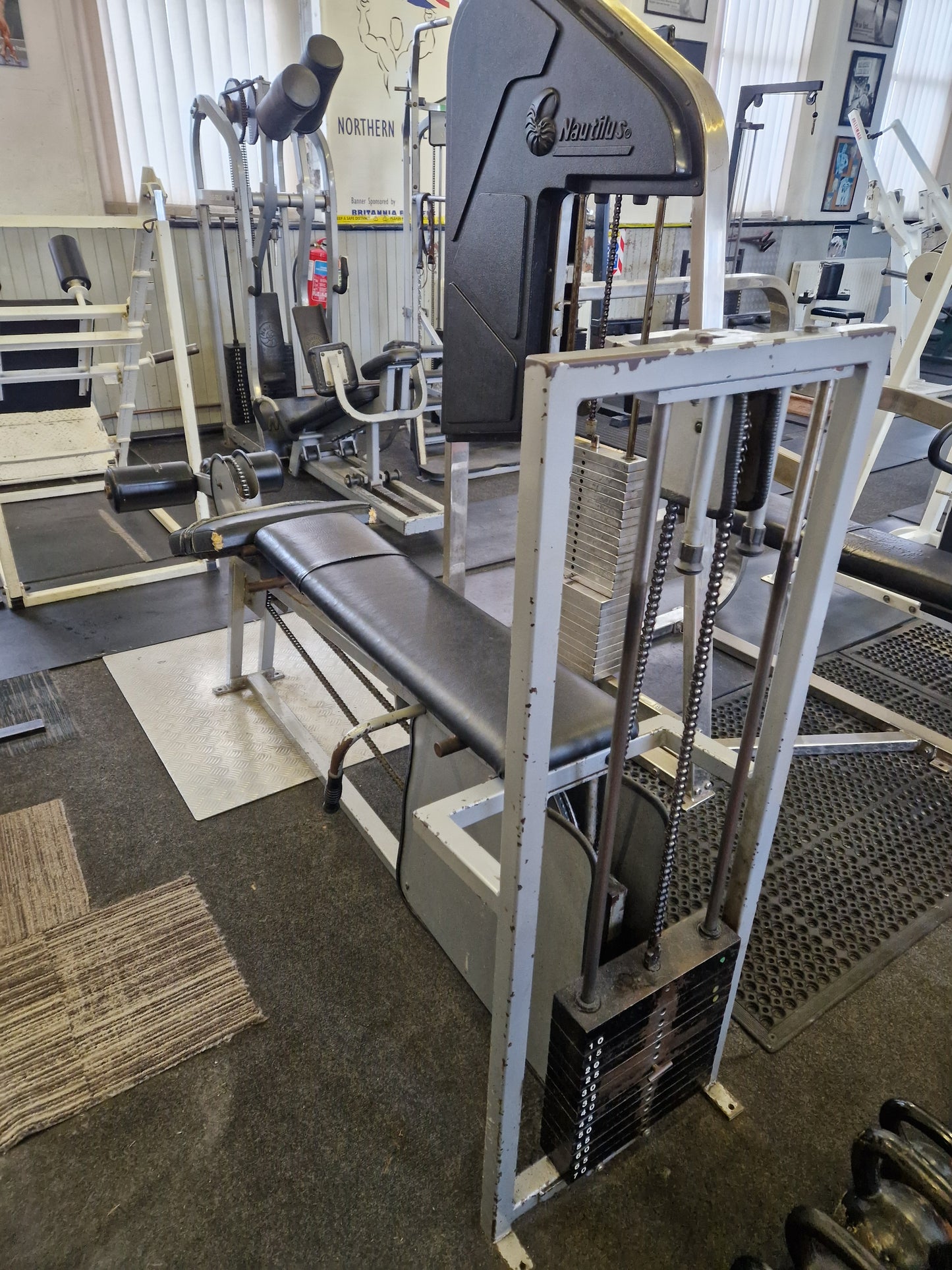 Nautilus Hamstring Curl Machine 1st Gen Commercial Gym Equipment