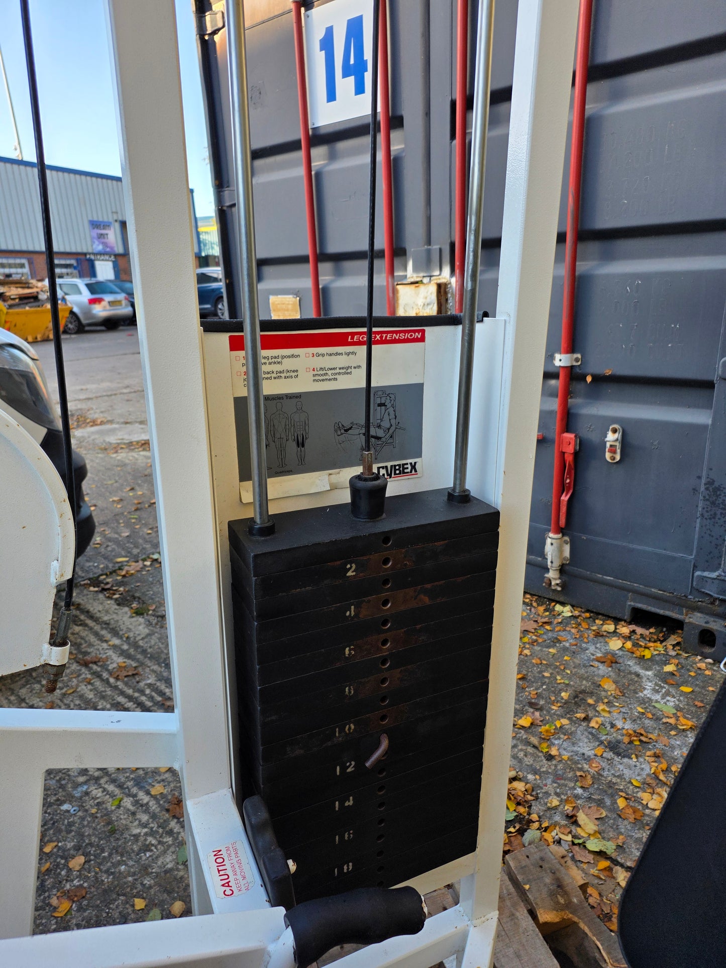 Cybex Leg Extension Machine Commercial Gym Equipment