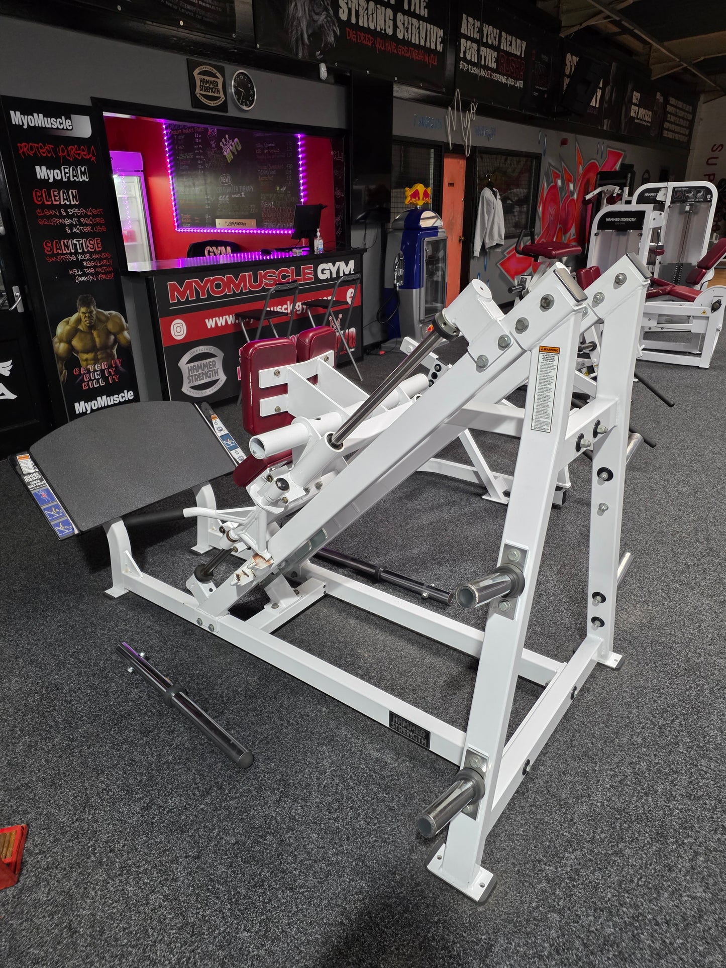 Hammer Strength Hack Squat Machine Commercial Gym Equipment