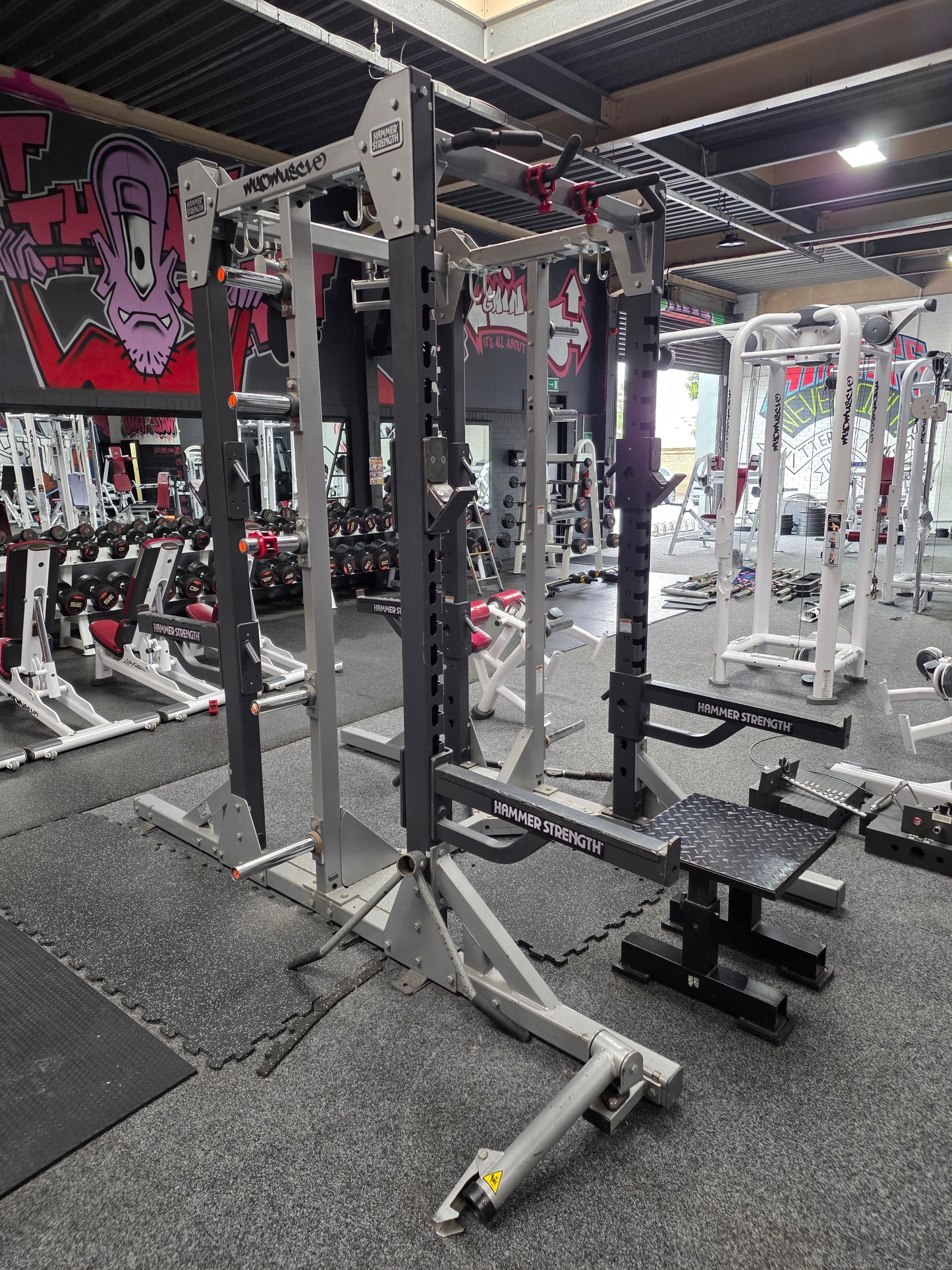 Hammer Strength Double Sided Squat Rack Commercial Gym Equipment