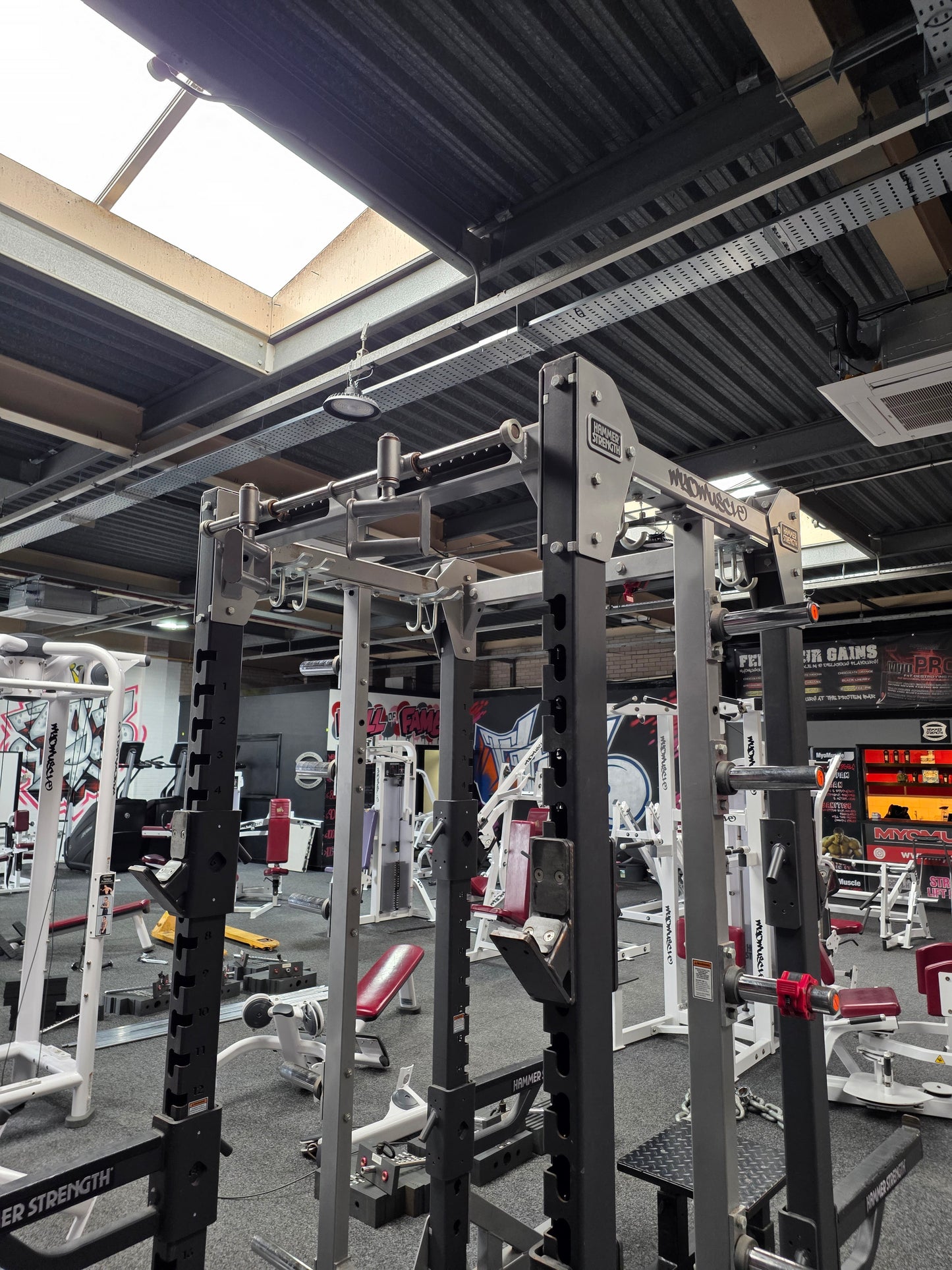 Hammer Strength Double Sided Squat Rack Commercial Gym Equipment