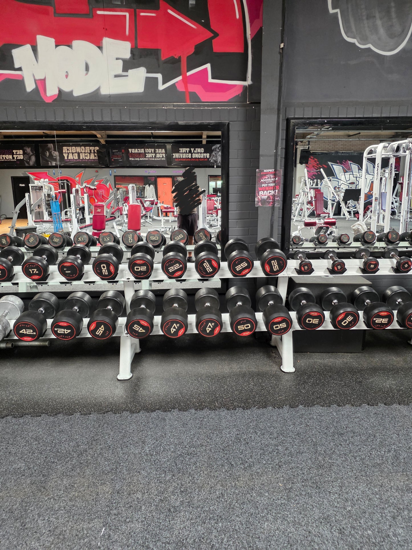 Jordan Dumbells Set 2kg - 62.5kg (x2 sets from 2kg-50kg) Commercial Gym Equipment