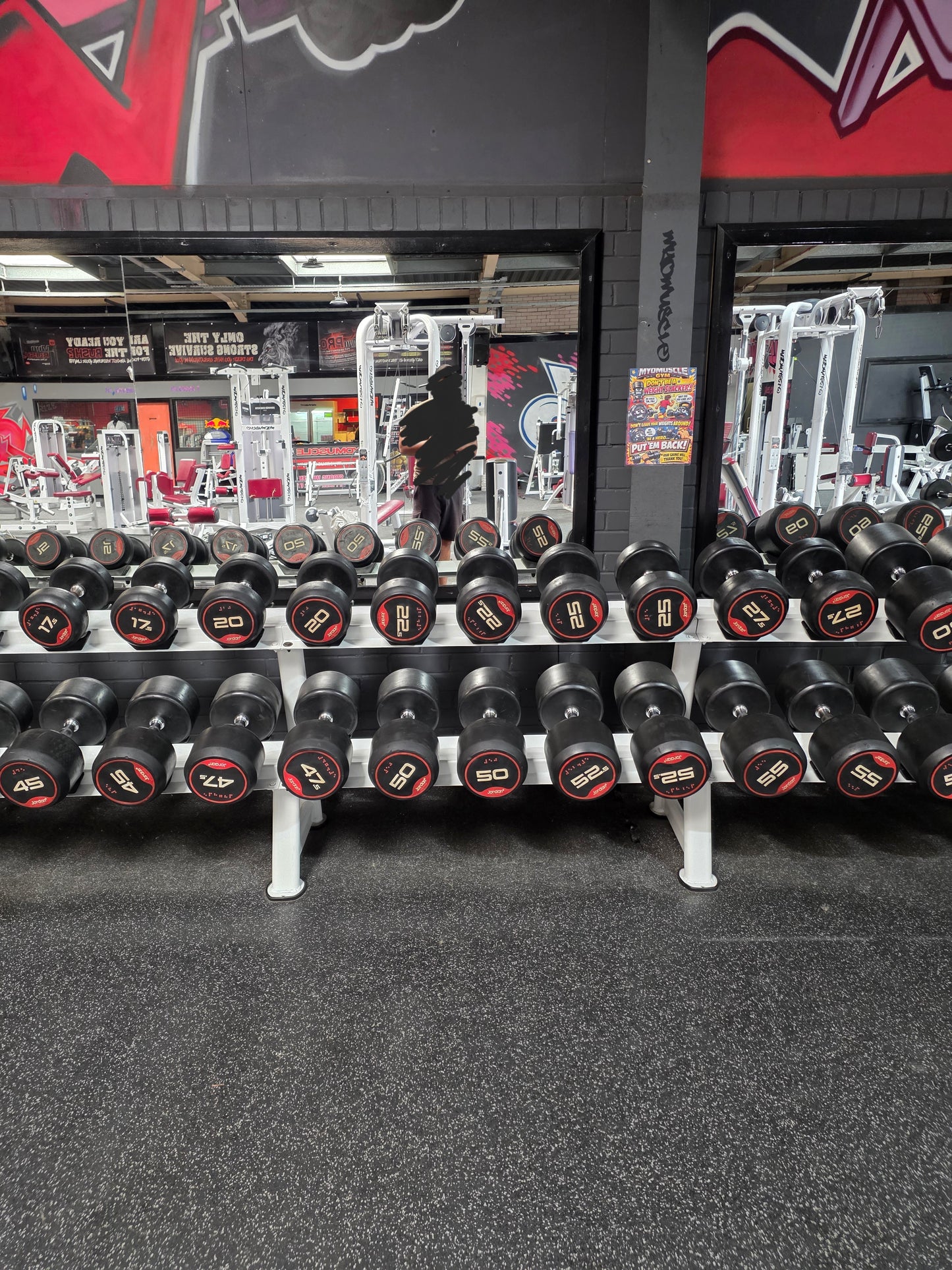 Jordan Dumbells Set 2kg - 62.5kg (x2 sets from 2kg-50kg) Commercial Gym Equipment