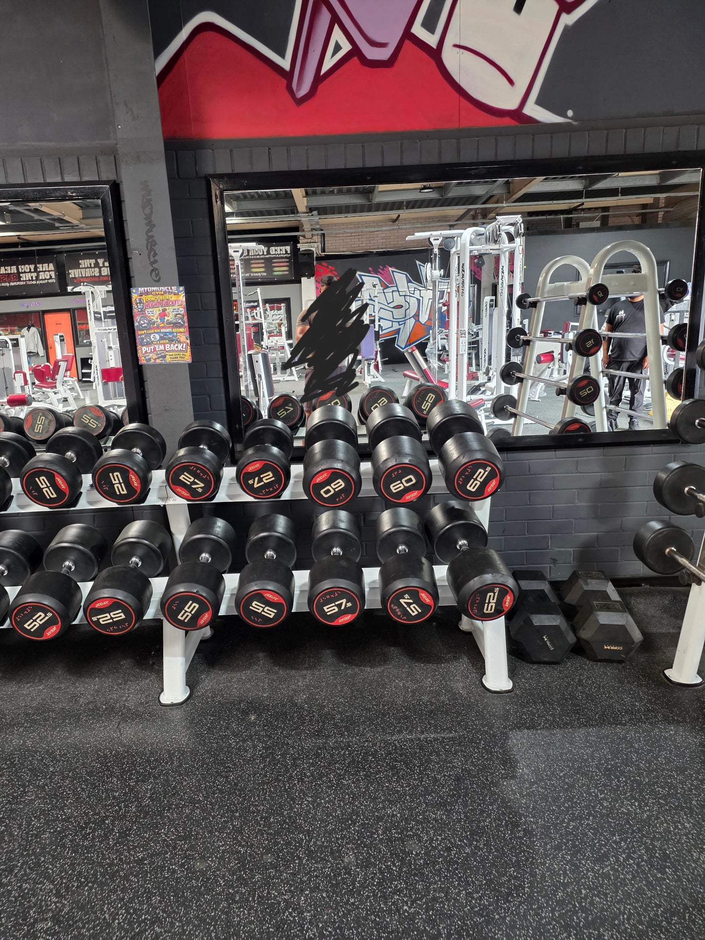 Jordan Dumbells Set 2kg - 62.5kg (x2 sets from 2kg-50kg) Commercial Gym Equipment