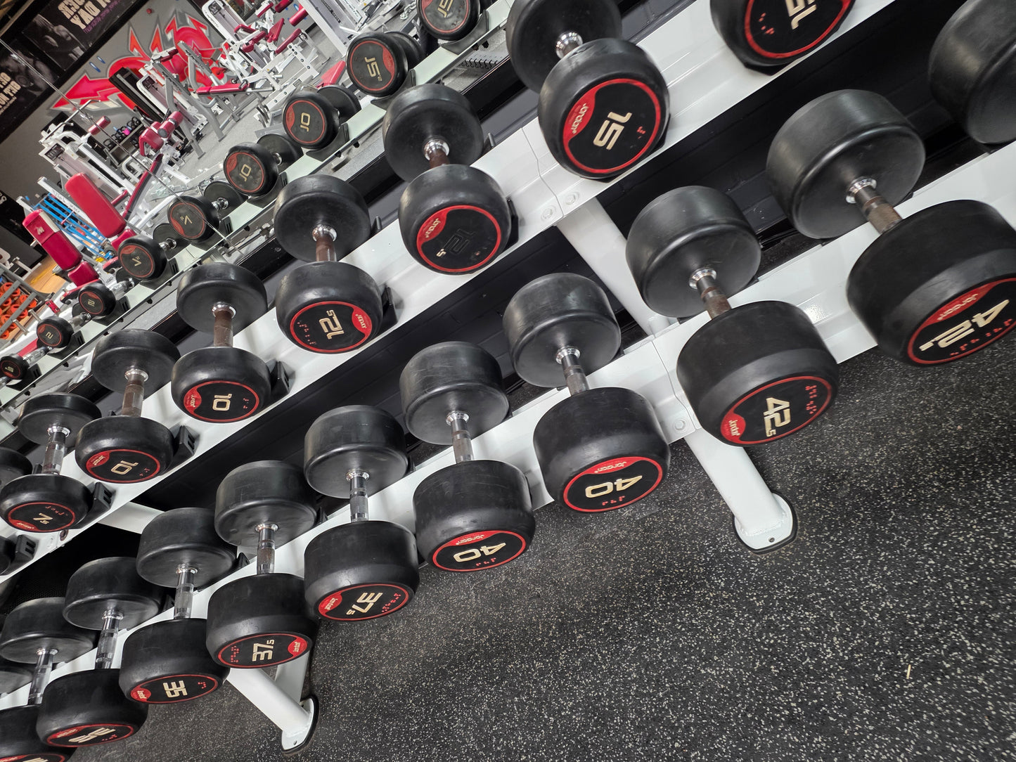 Jordan Dumbells Set 2kg - 62.5kg (x2 sets from 2kg-50kg) Commercial Gym Equipment