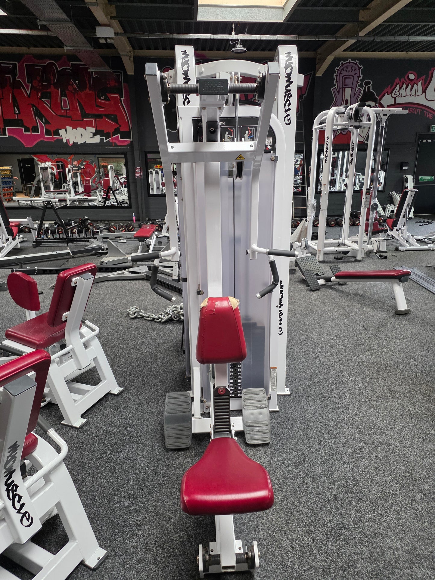 Hammer Strength Back Row/Delt Machine Commercial Gym Equipment