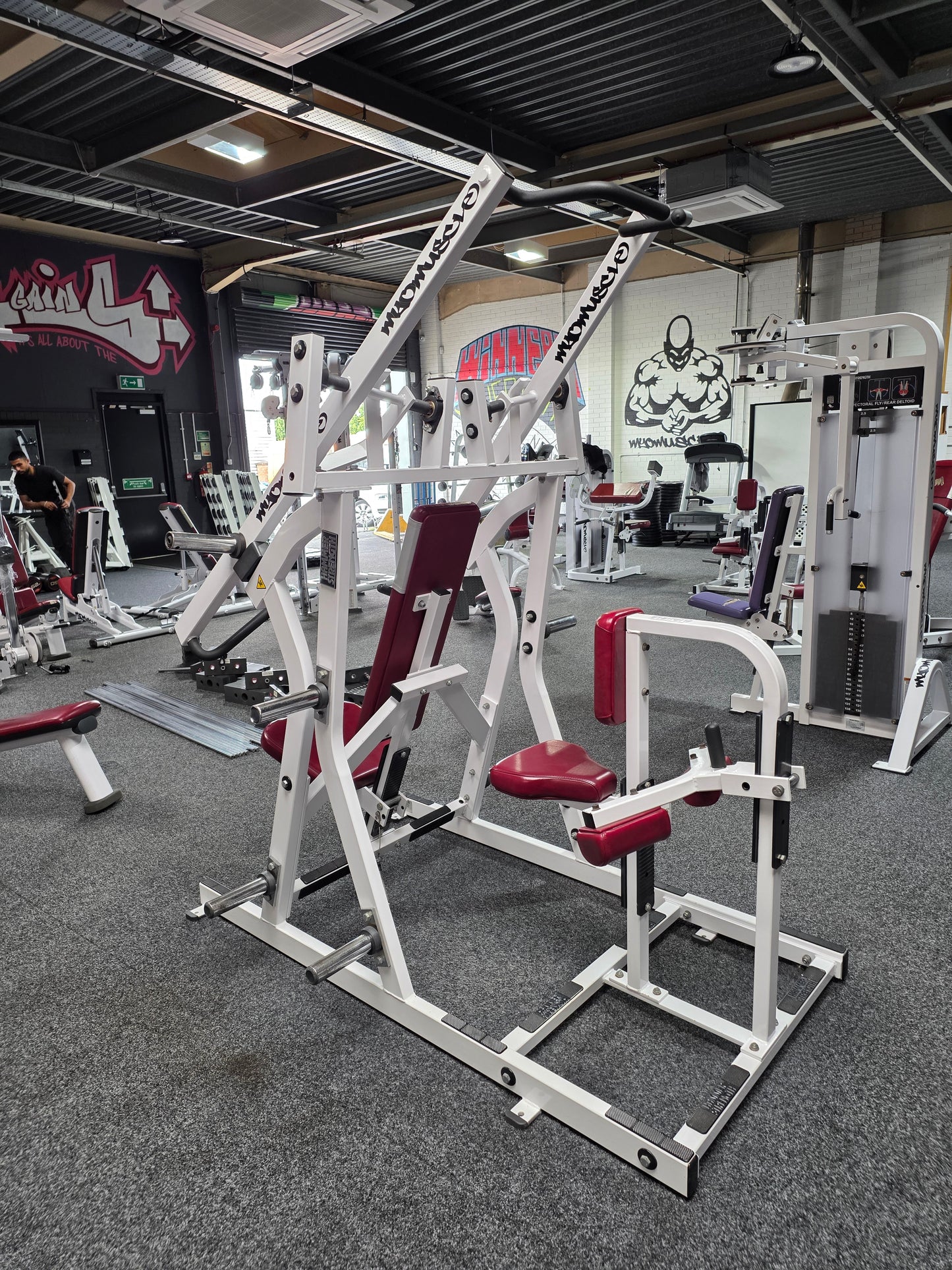 Hammer Strength Dual Incline Chest/Underhand Lat Pulldown Machine Commercial Gym Equipment