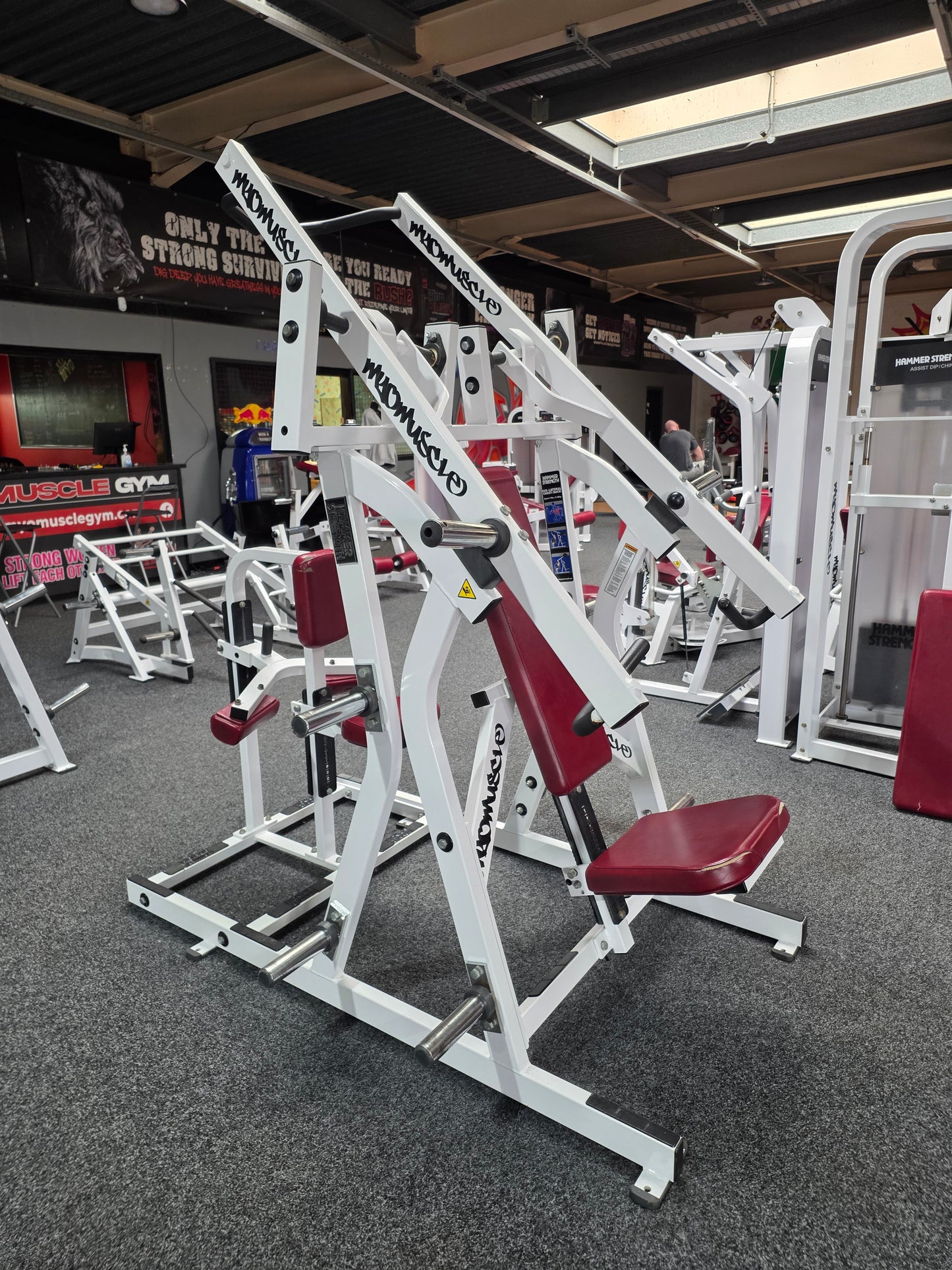 Hammer Strength Dual Incline Chest/Underhand Lat Pulldown Machine Commercial Gym Equipment