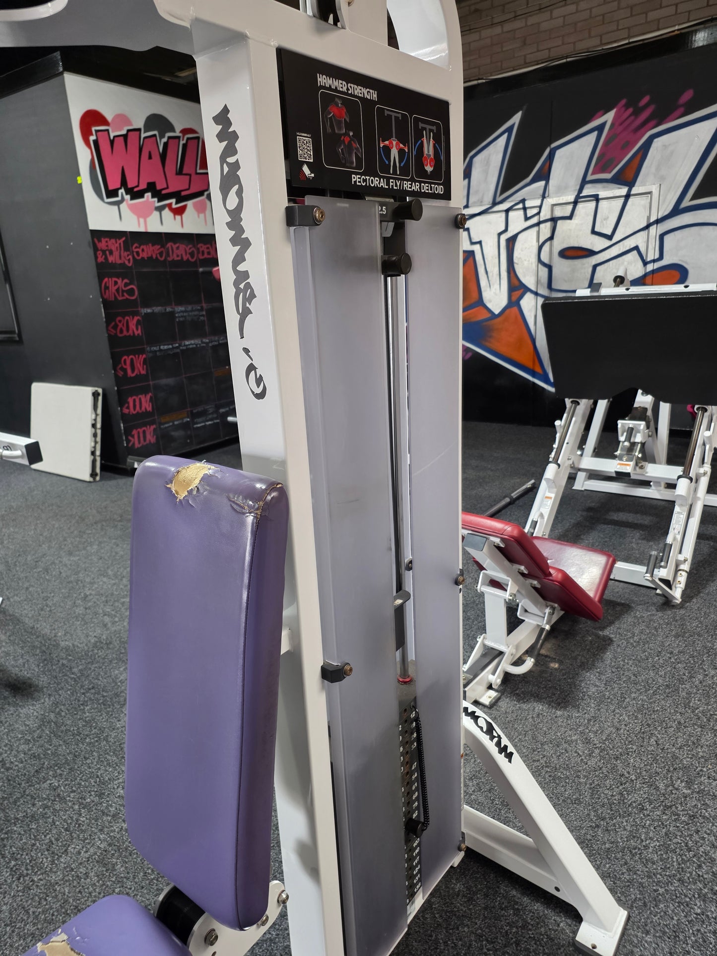 Hammer Strength Pec Fly/Rear Delt Machine Commercial Gym Equipment