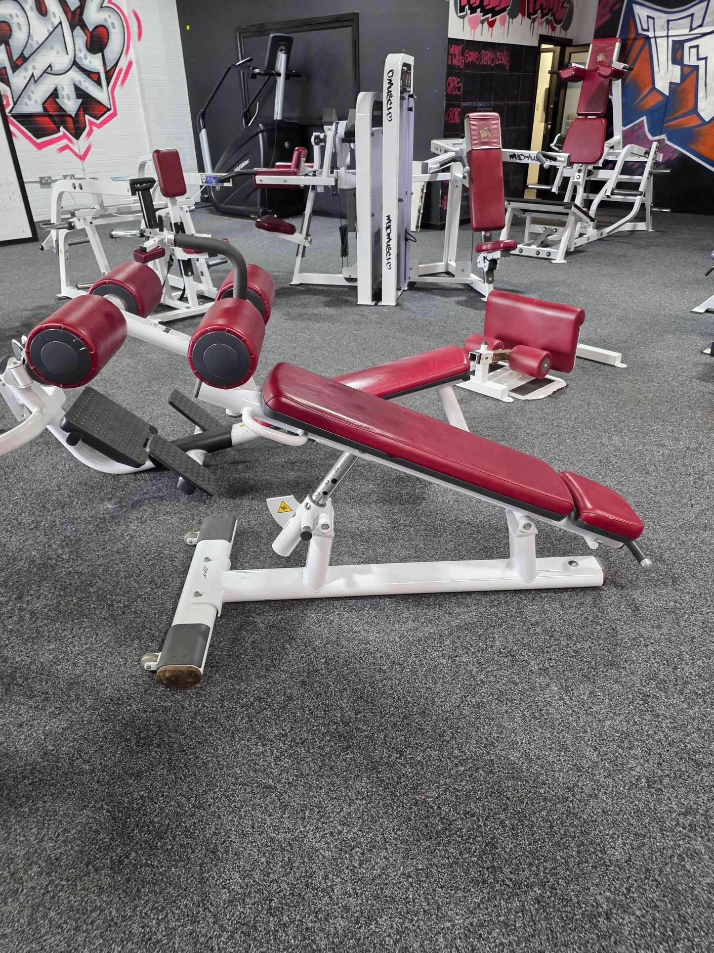 Life Fitness Decline Adjustable Bench Commercial Gym Equipment