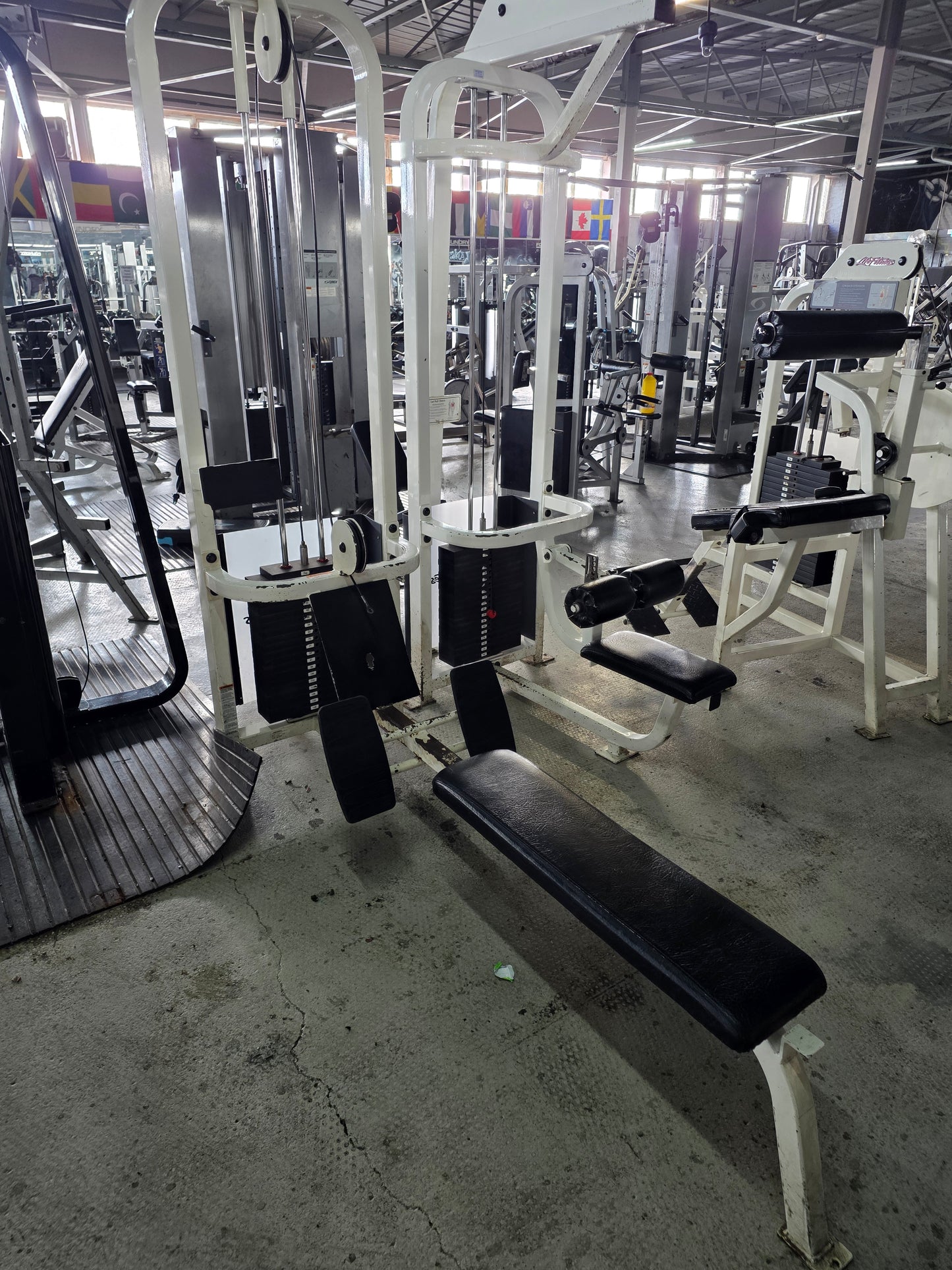 Life Fitness Pro 1 Low Row Machine 140kg Stack Commercial Gym Equipment