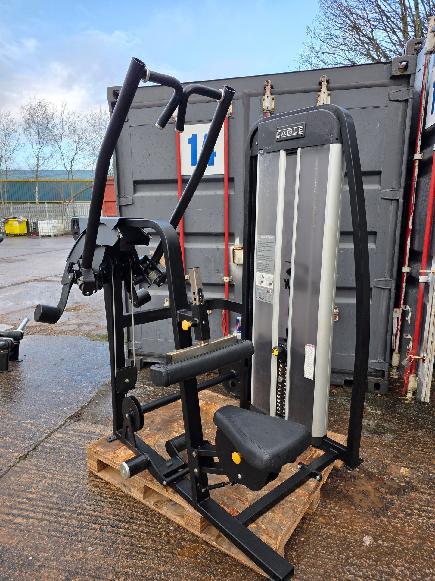 Cybex Eagle Lat Pulldown Machine Commercial Gym Equipment