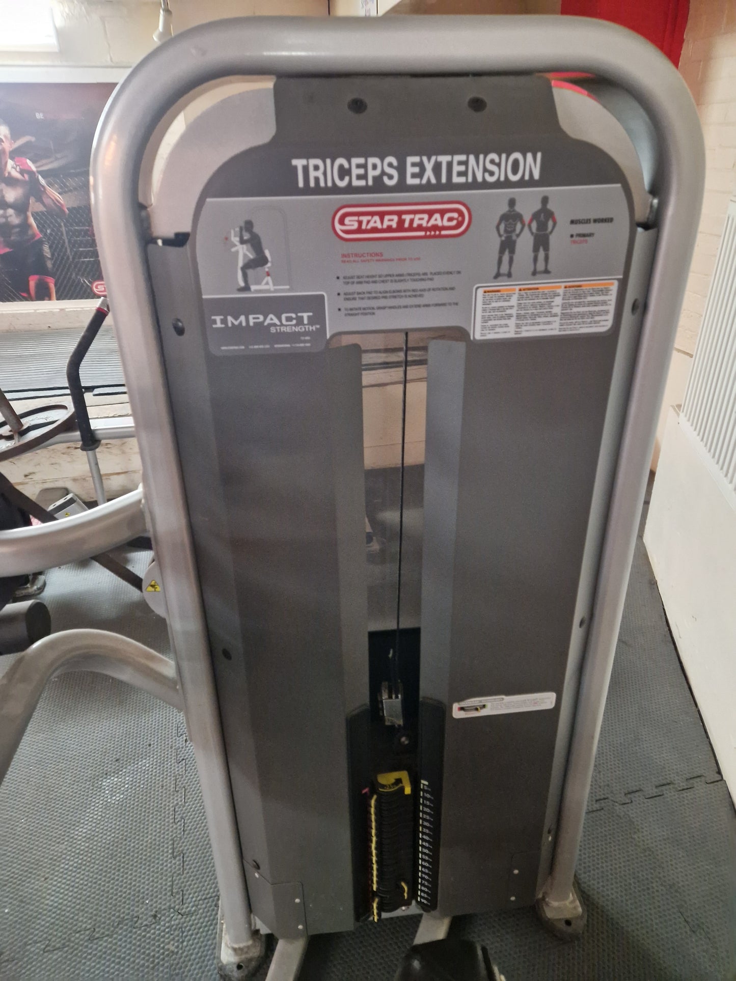 Nautilus Tricep Extension Machine Commercial Gym Equipment