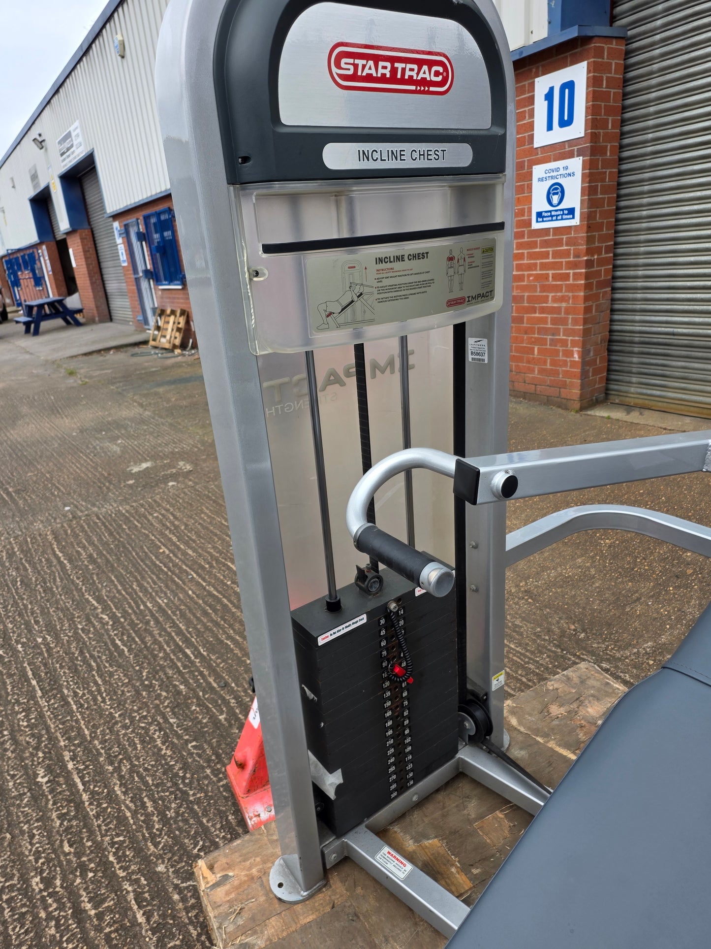 Star Trac/Flex Incline Chest Press Machine Commercial Gym Equipment