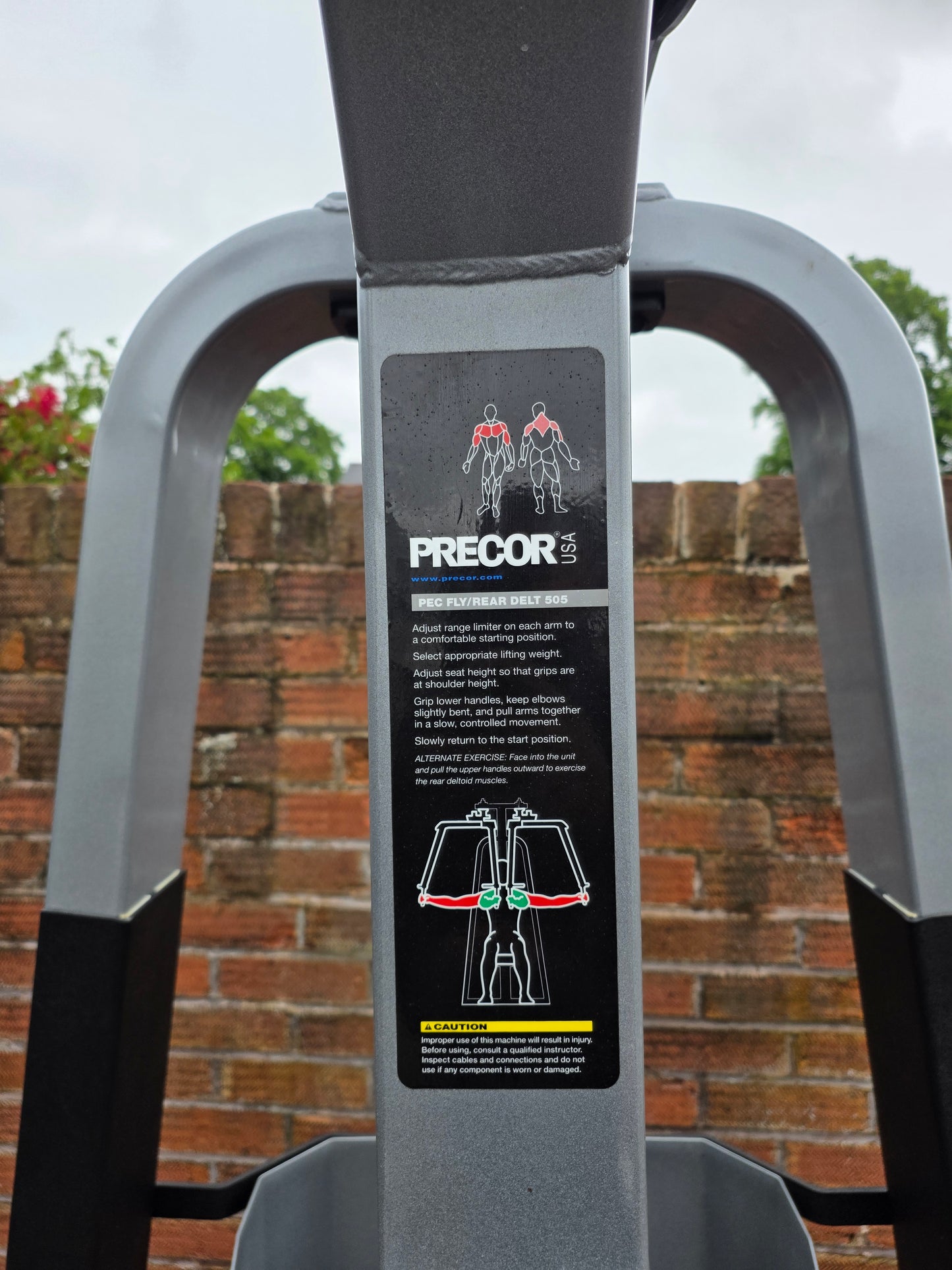 Precor Icarian Pec Fly Rear Delt Commercial Gym Equipment