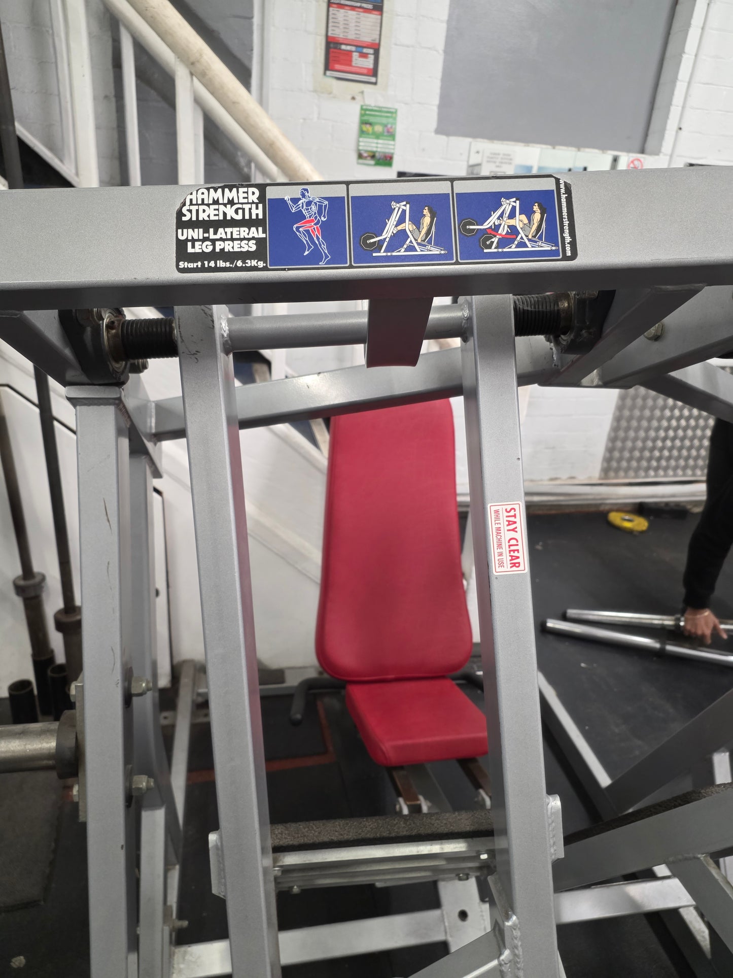 Hammer Strength ISO Hip Press Machine Commercial Gym Equipment