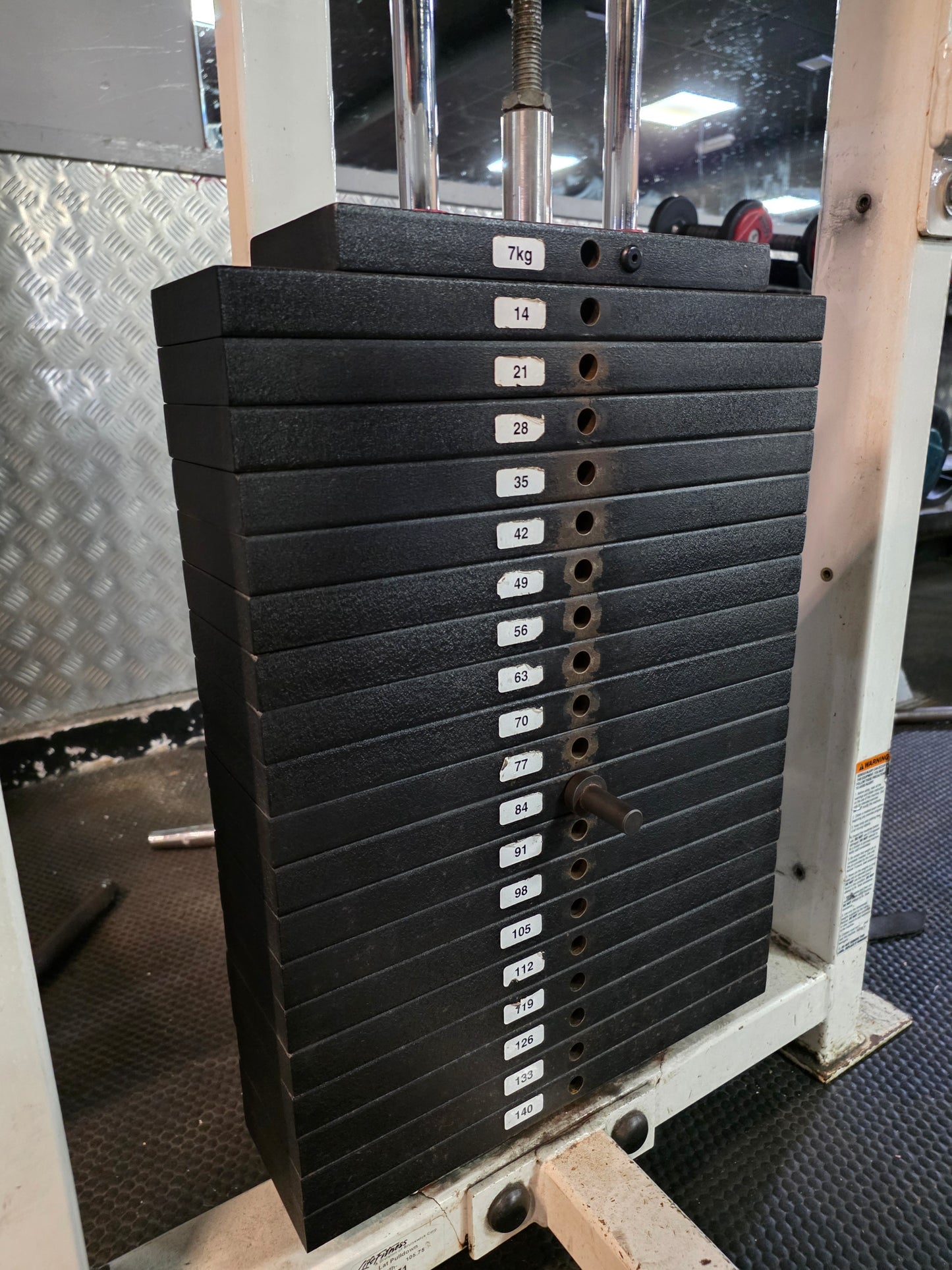 Life Fitness Pro 1 Lat Pulldown Machine 140kg Stack Commercial Gym Equipment