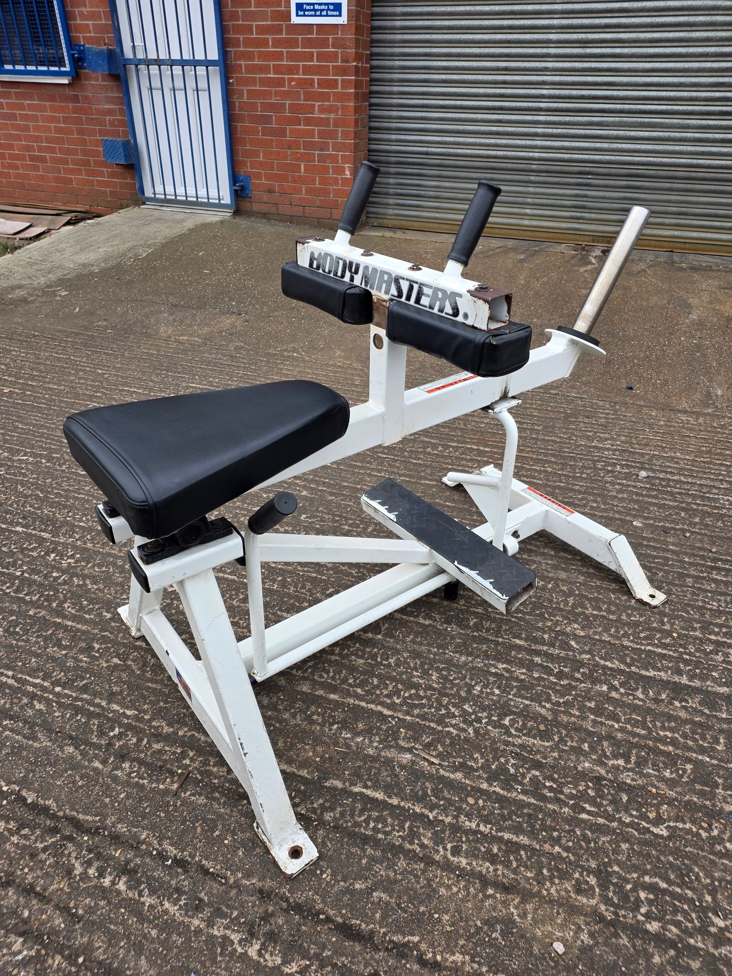 Bodymasters Seated Calf Raise Machine Commercial Gym Equipment