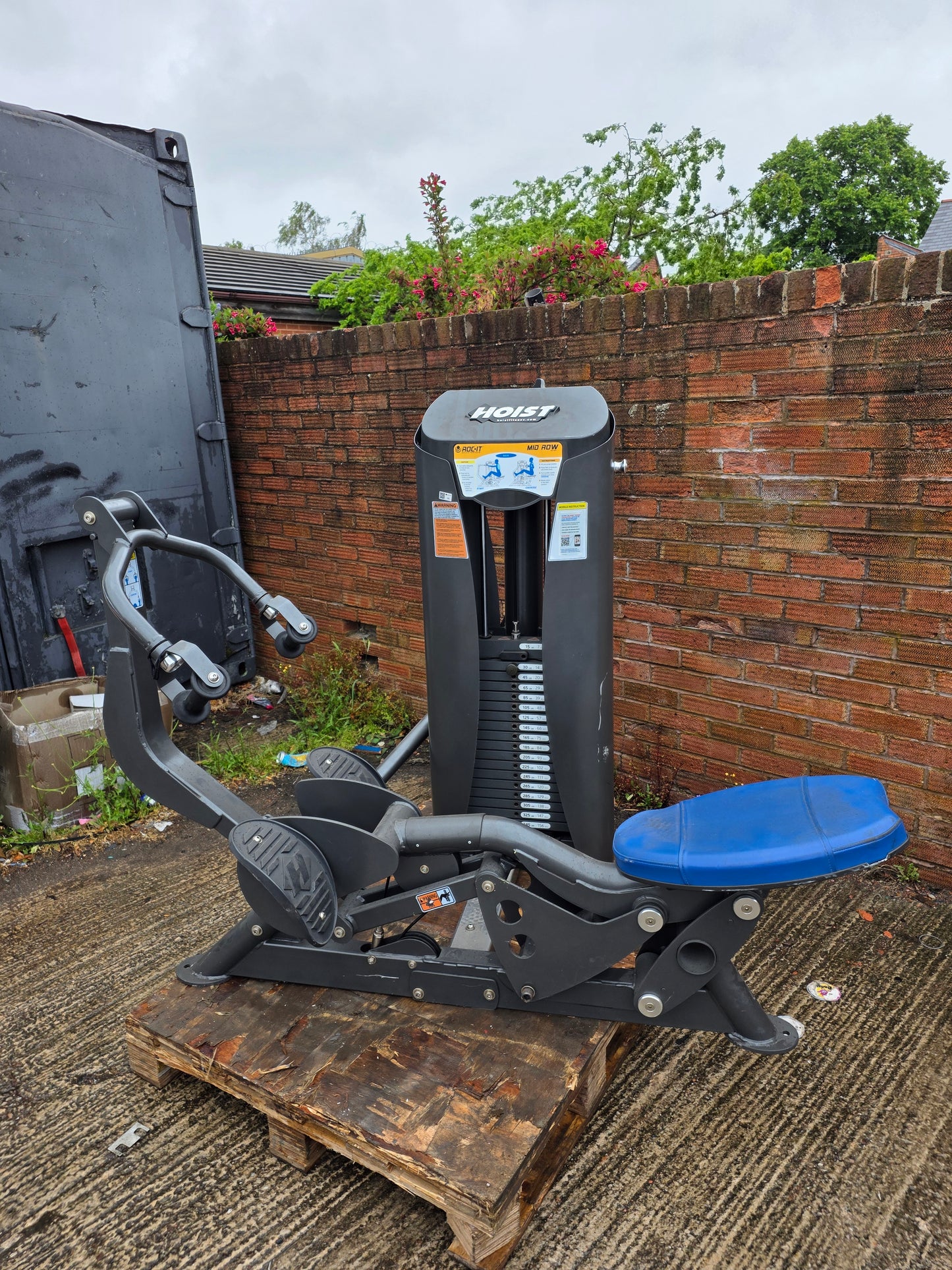 Hoist Roc it Mid Back Row Commercial Gym Equipment
