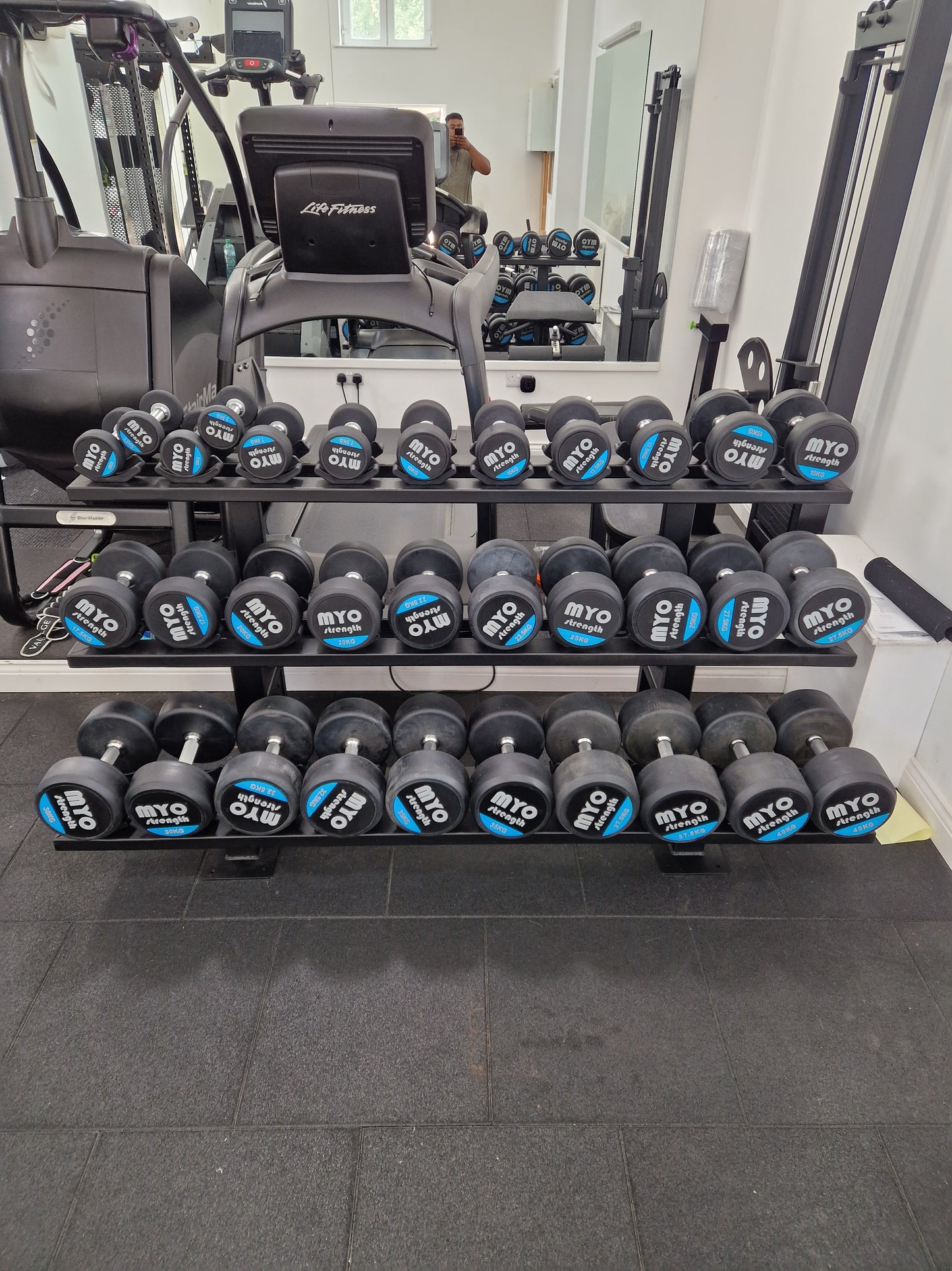 2.5kg - 40kg MYO Dumbells Set Commercial Gym Equipment