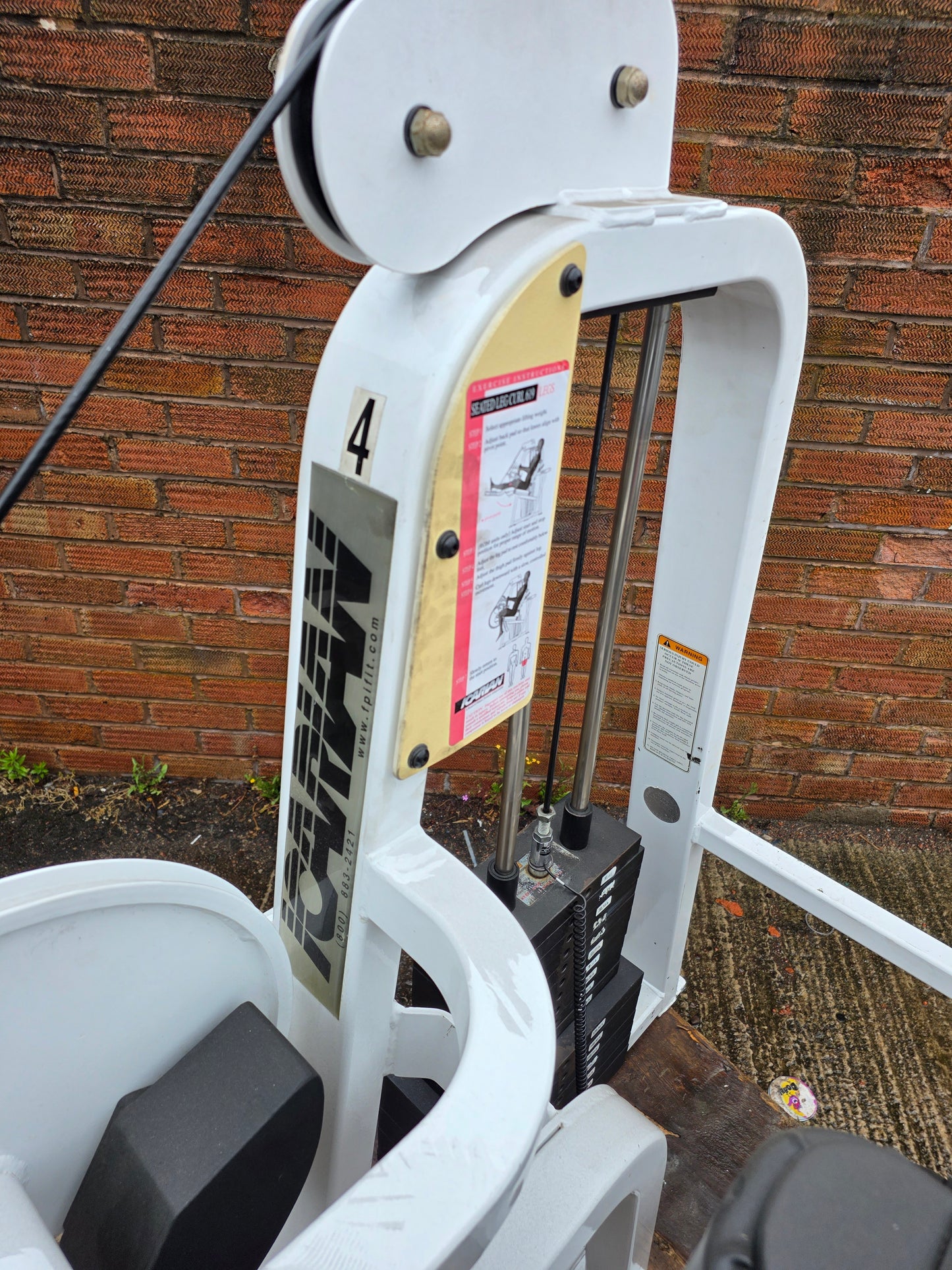 Precor Icarian Seated Hamstring Curl Machine Commercial Gym Equipment