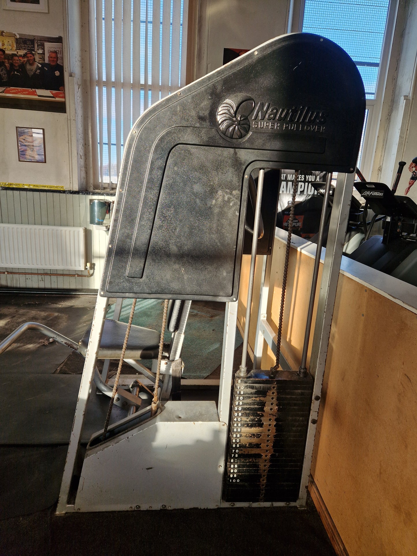 Nautilus Super Pullover Machine 1st Gen Commercial Gym Equipment SUPER RARE