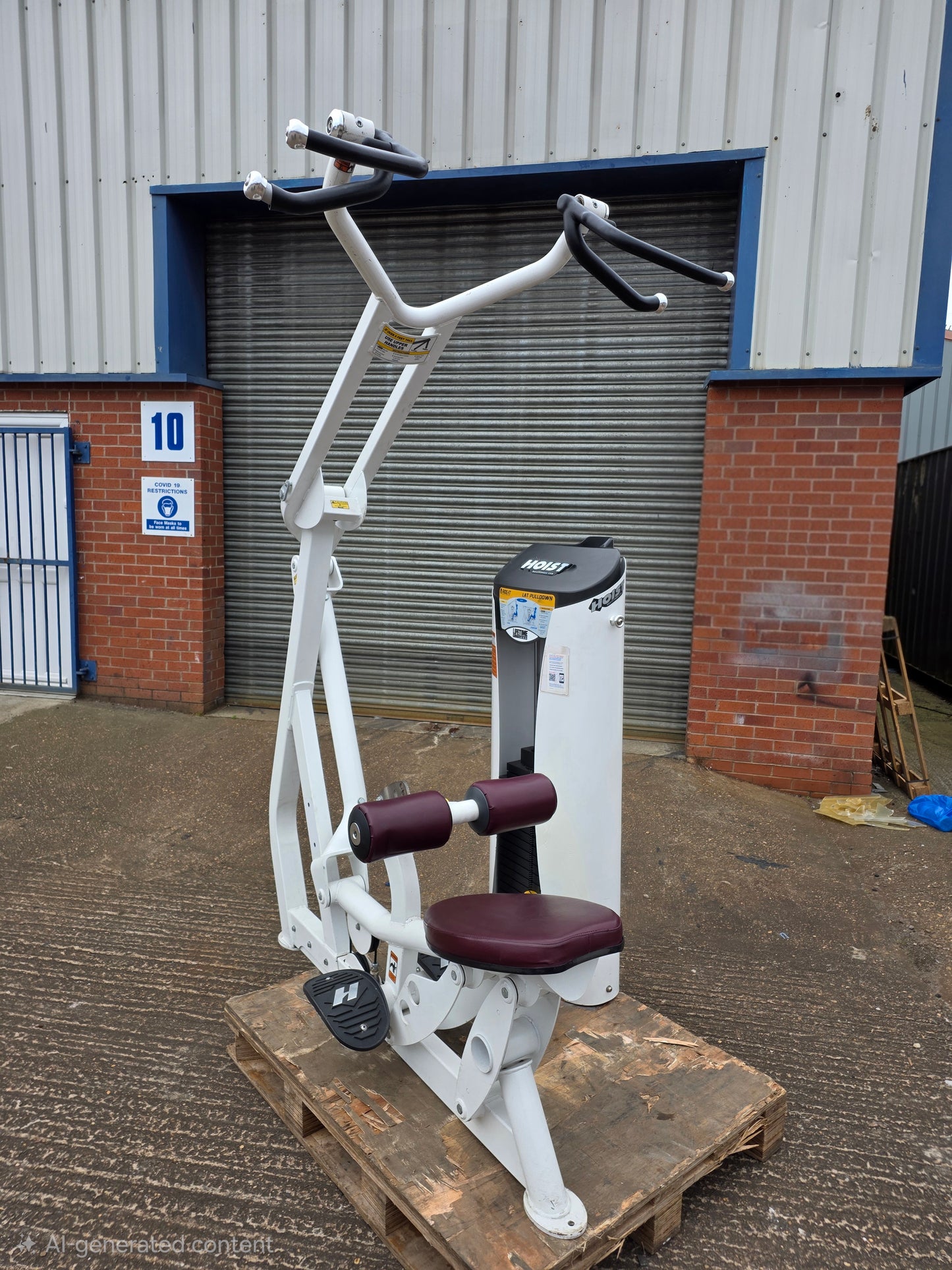 Hoist Roc it Lat Pulldown Machine Commercial Gym Equipment