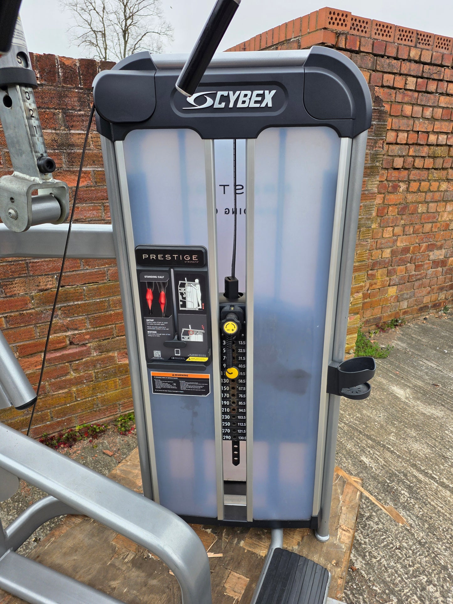 Cybex Prestige Standing Calf Raise Machine Commercial Gym Equipment