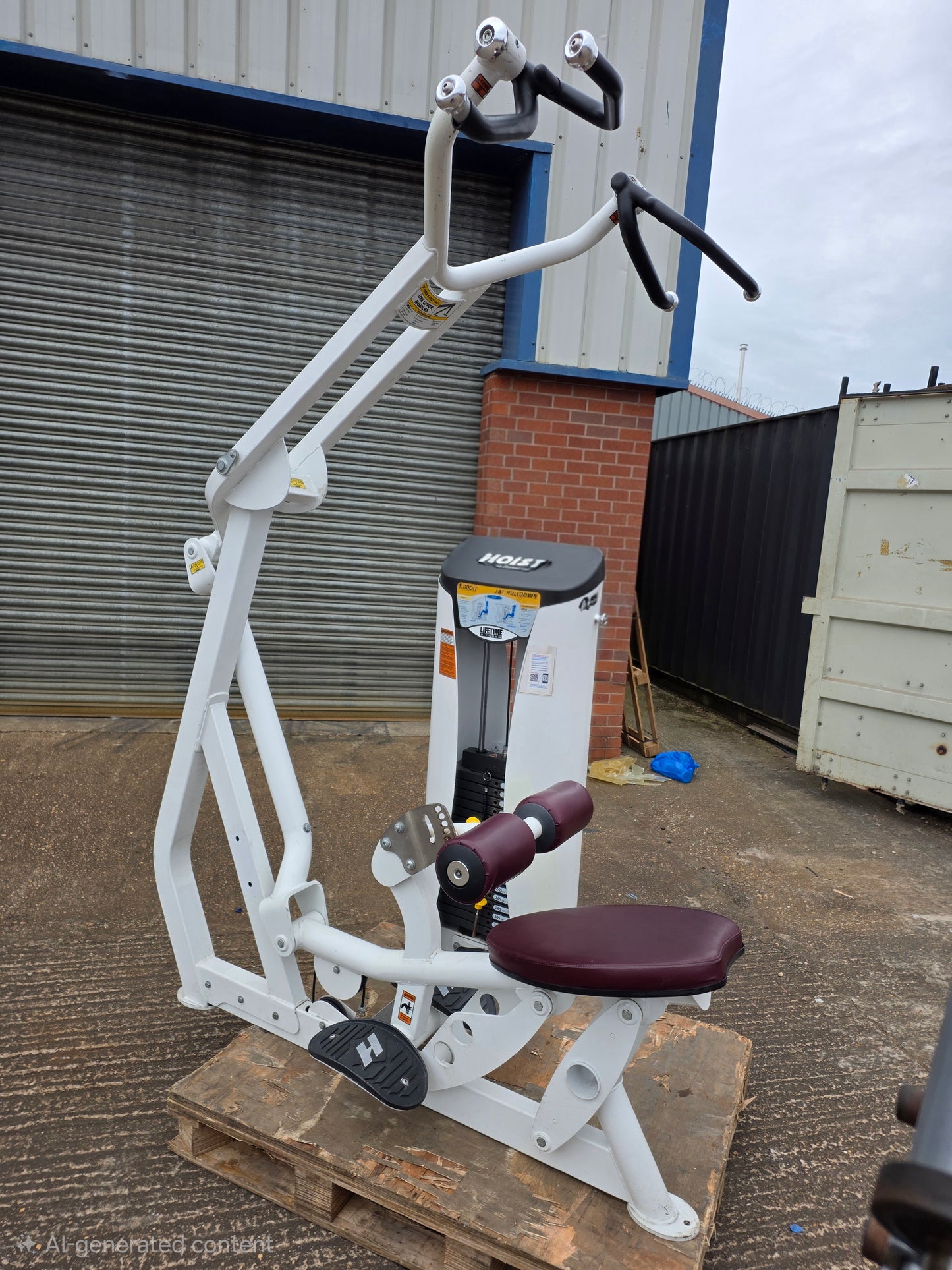 Hoist Roc it Lat Pulldown Machine Commercial Gym Equipment
