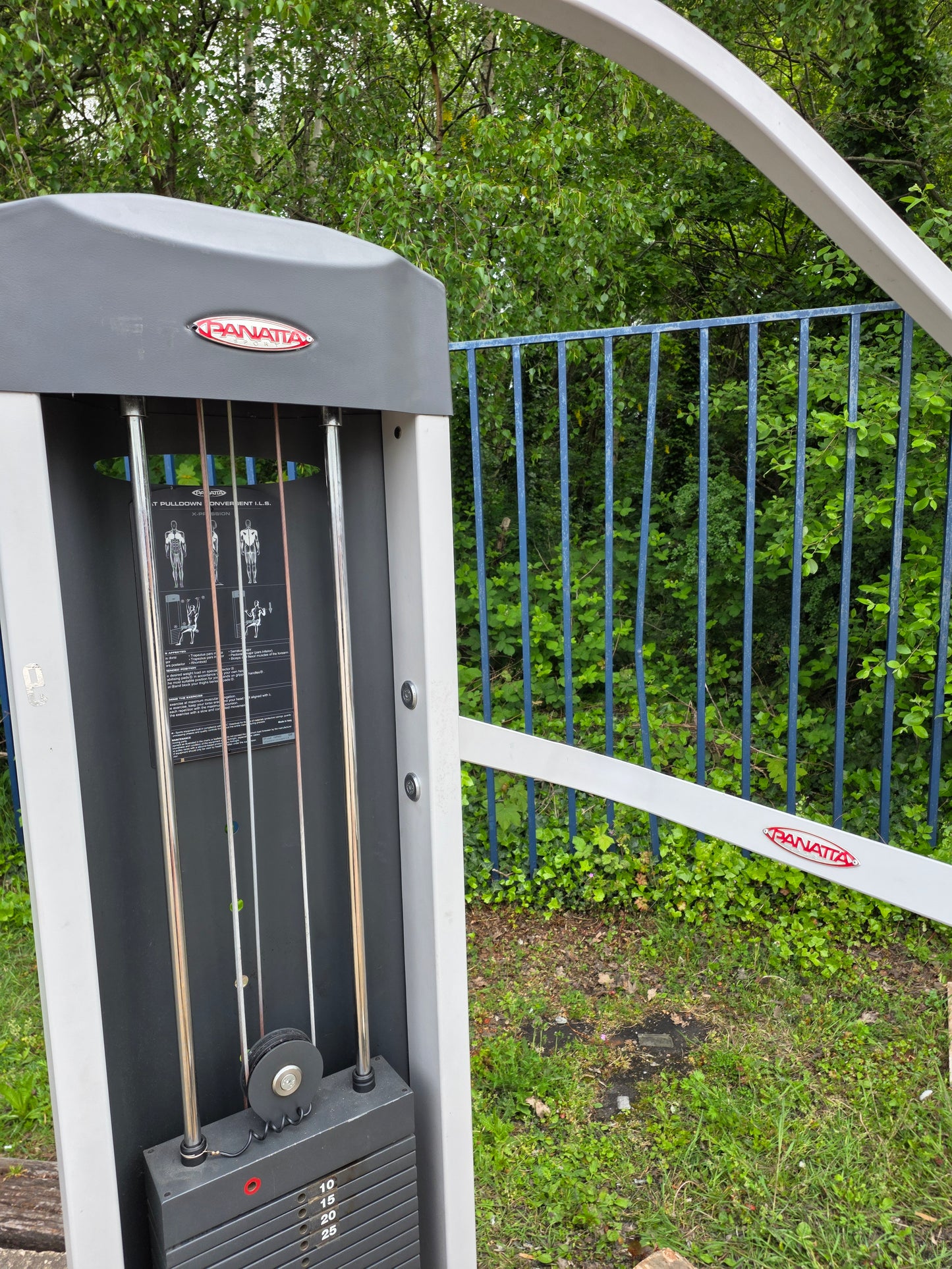 Panatta Underhand Lat Pulldown Machine Commercial Gym Equipment