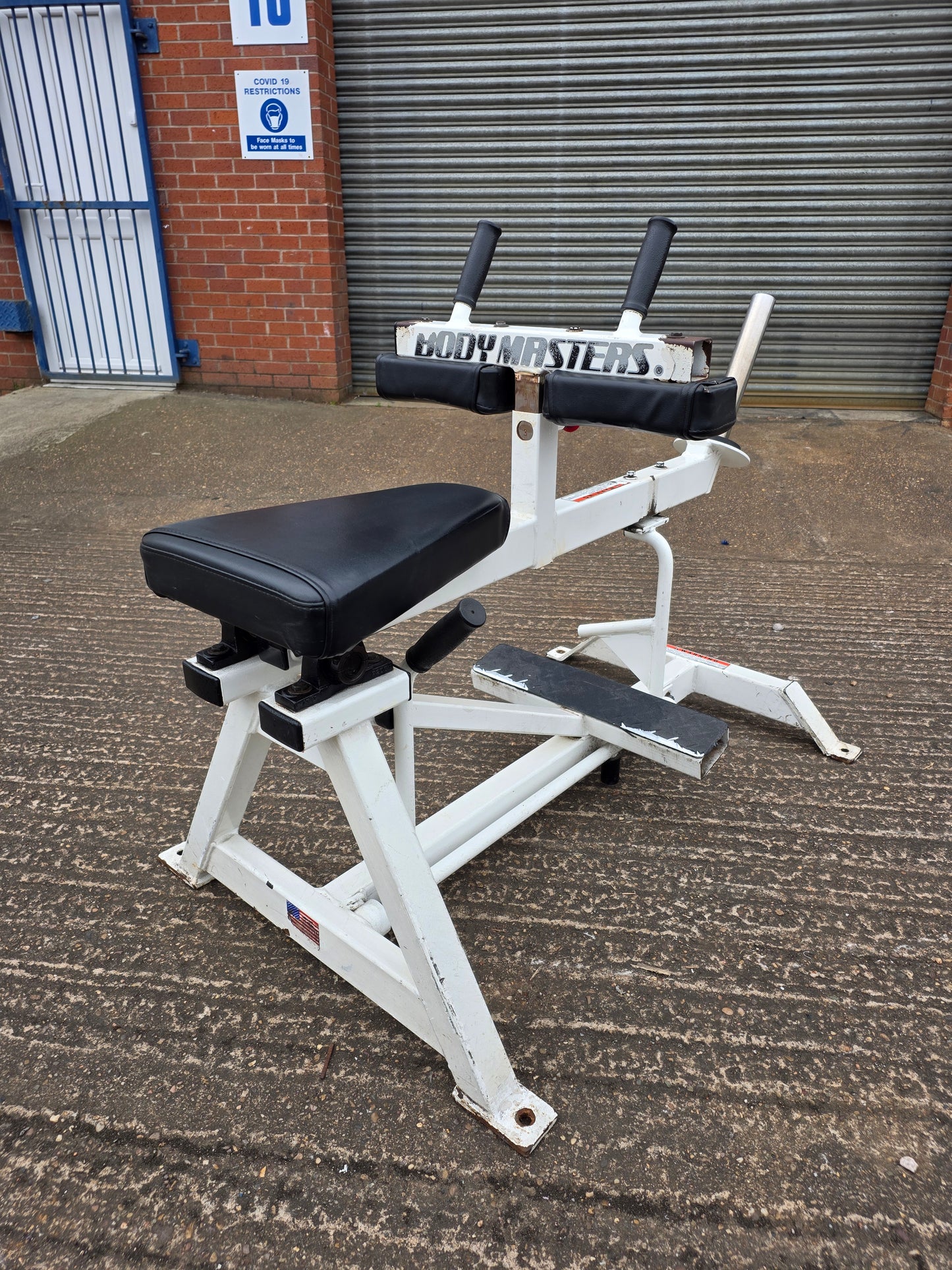Bodymasters Seated Calf Raise Machine Commercial Gym Equipment