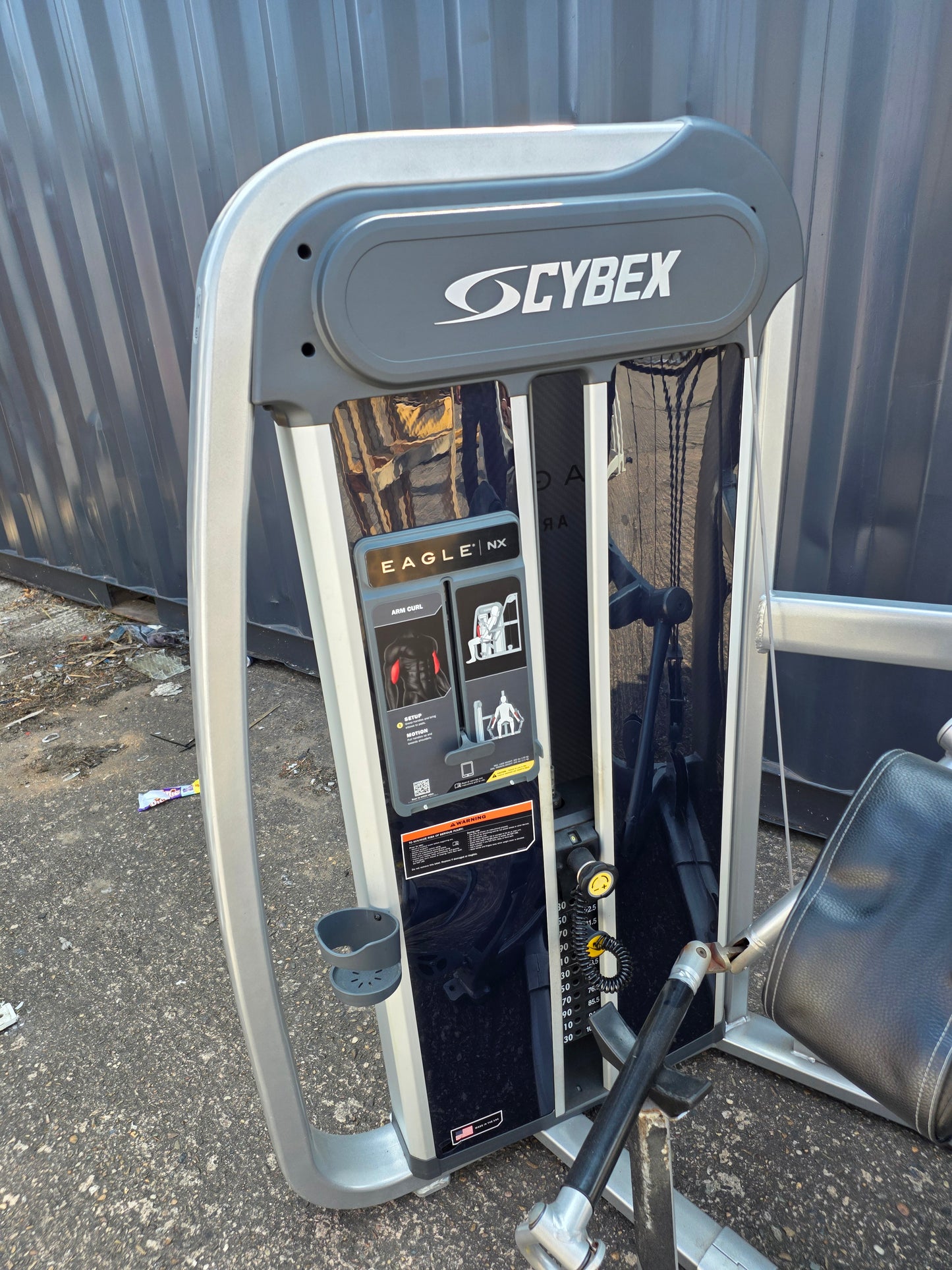 Cybex Eagle NX Bicep Curl Machine Commercial Gym Equipment