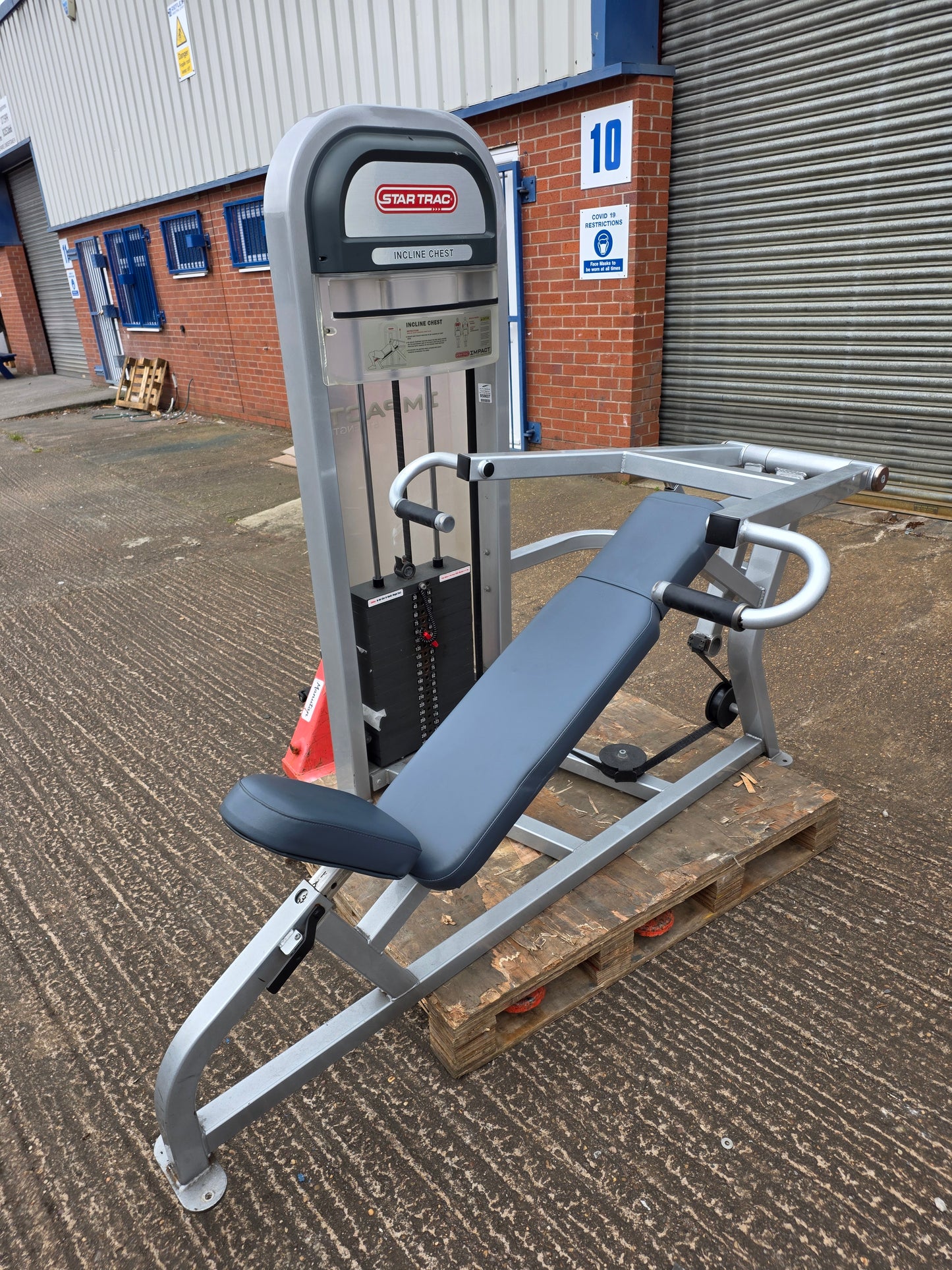 Star Trac/Flex Incline Chest Press Machine Commercial Gym Equipment
