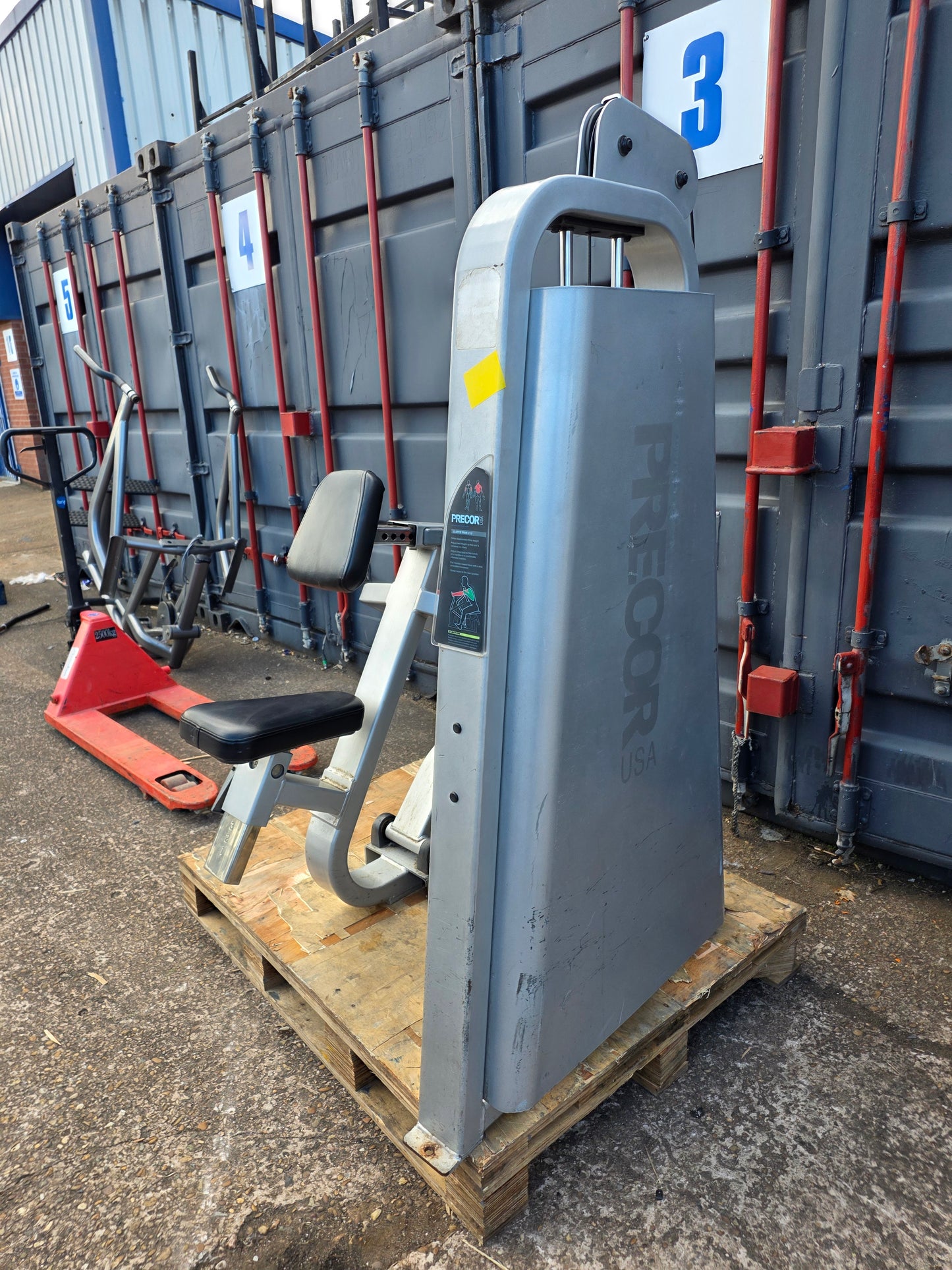 Precor Icarian Back Row Machine Commercial Gym Equipment