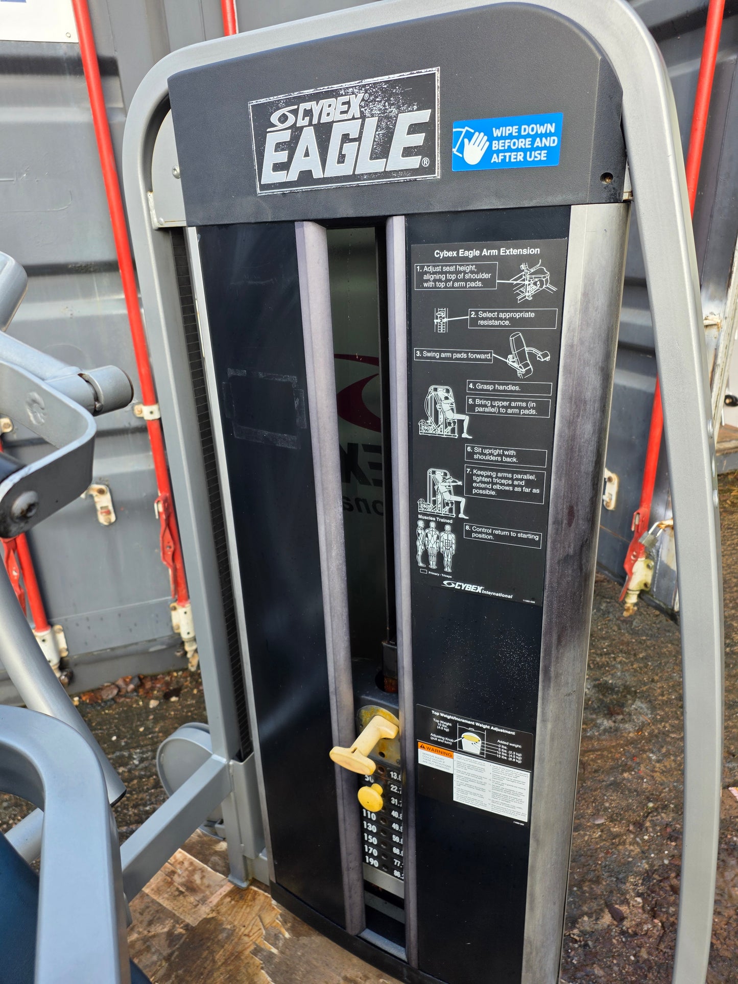 Cybex Eagle Tricep Extension Machine Commercial Gym Equipment