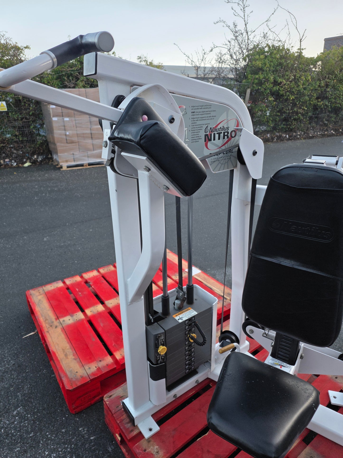 Nautilus Nitro Bicep Curl Machine Commercial Gym Equipment