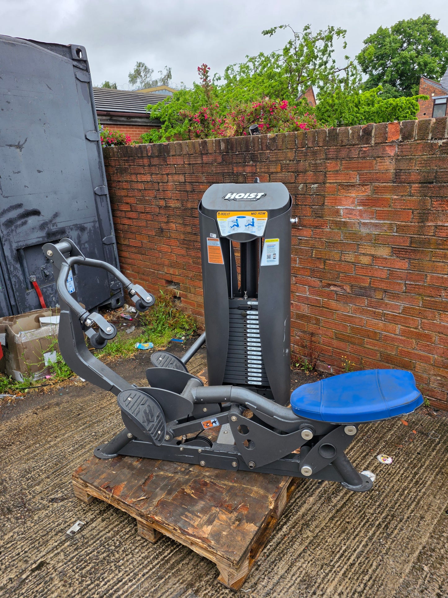 Hoist Roc it Mid Back Row Commercial Gym Equipment
