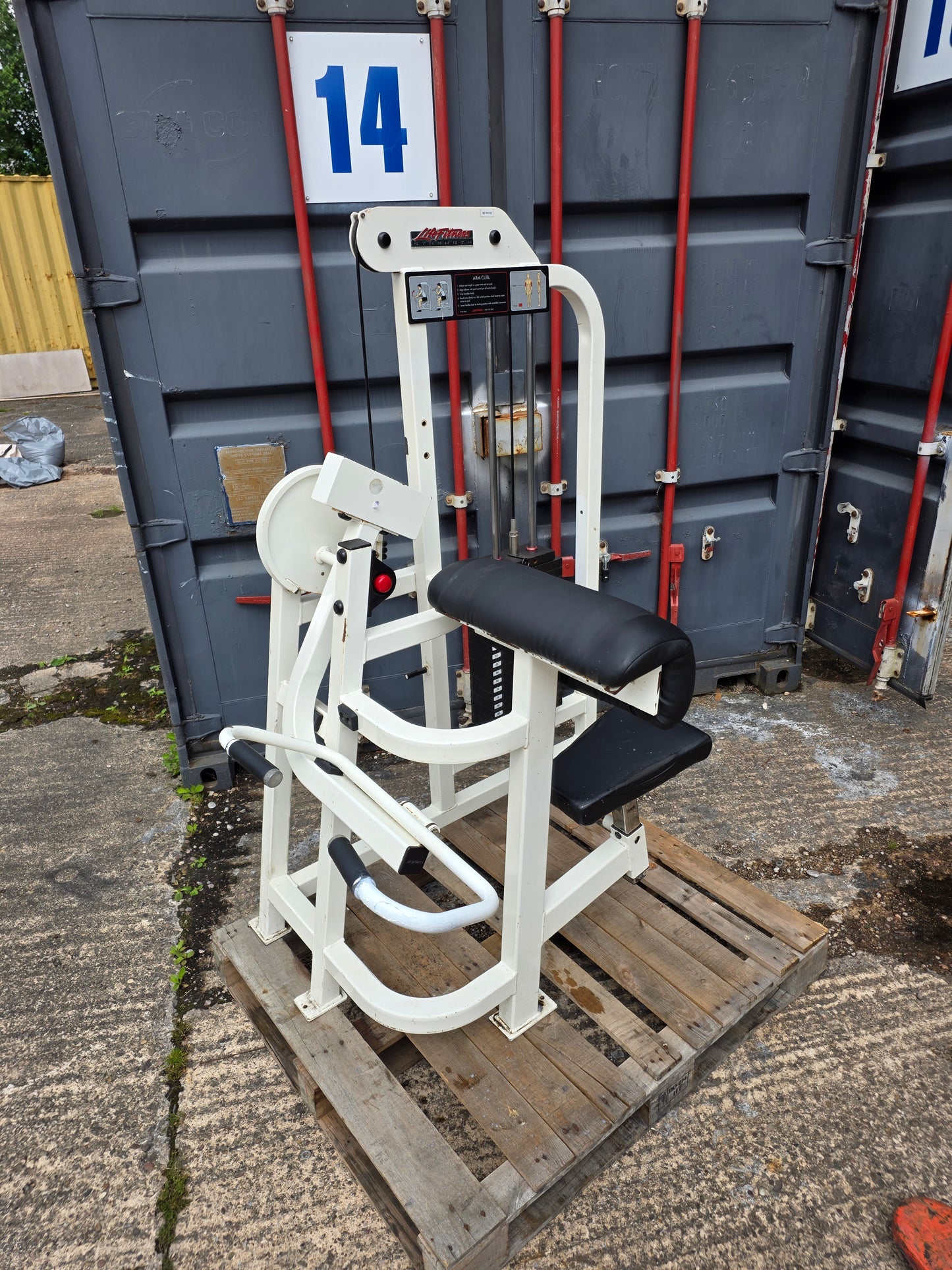 Life Fitness Pro 1 Bicep Curl Machine Commercial Gym Equipment