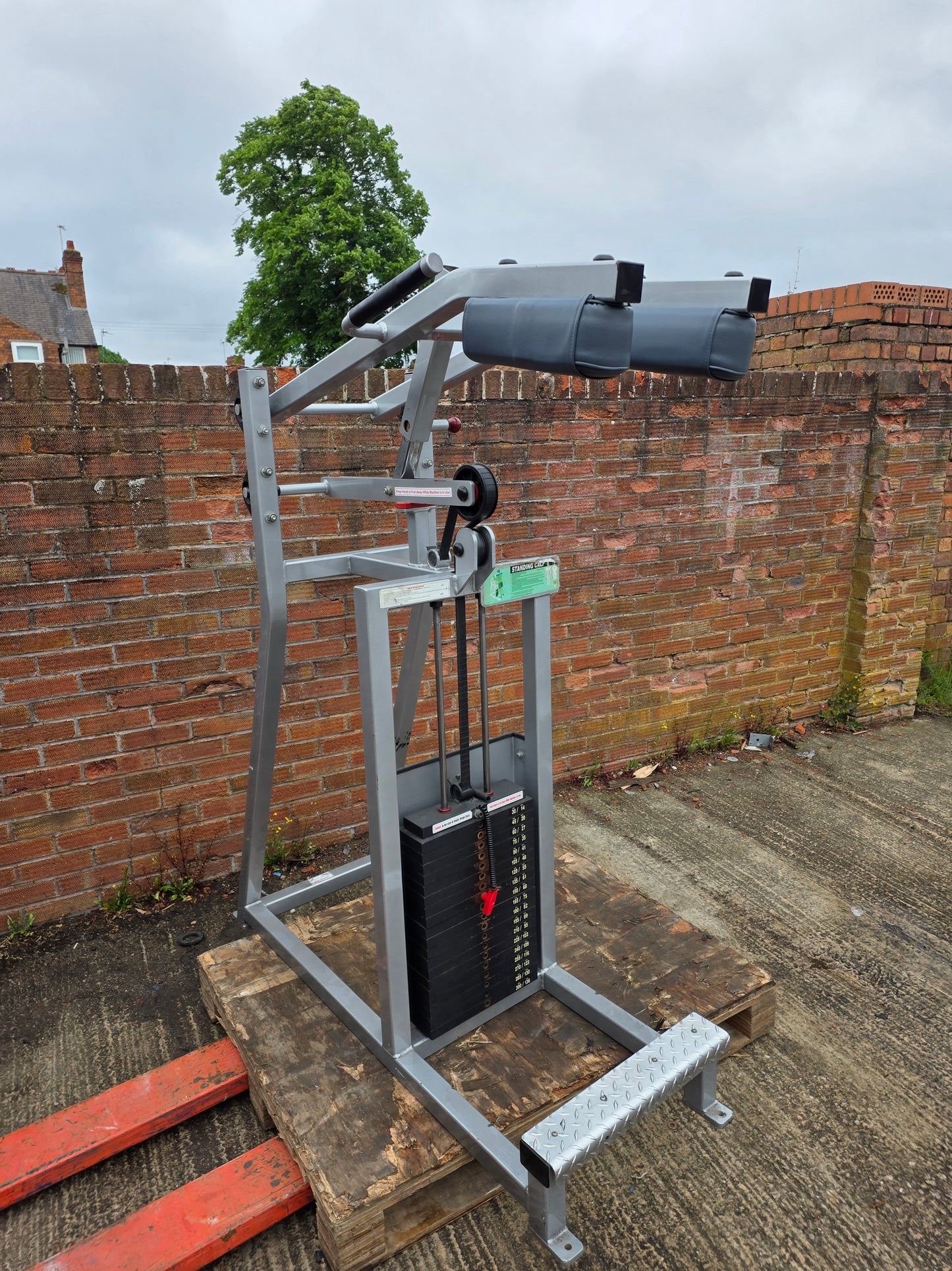 Flex Fitness Standing Calf Raise Machine Commercial Gym Equipment