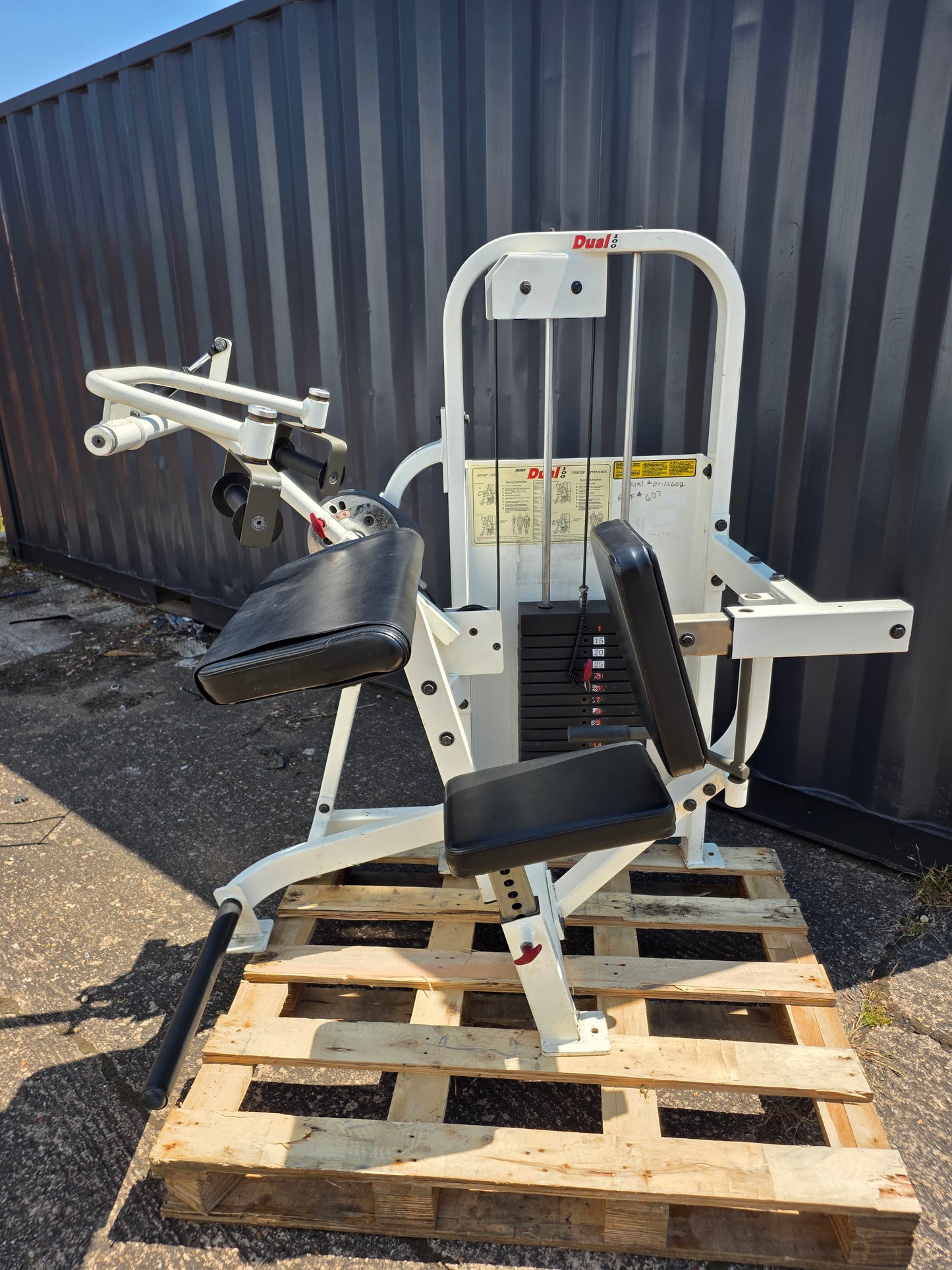 Hoist Dual Bicep & Tricep Extension Machine Commercial Gym Equipment