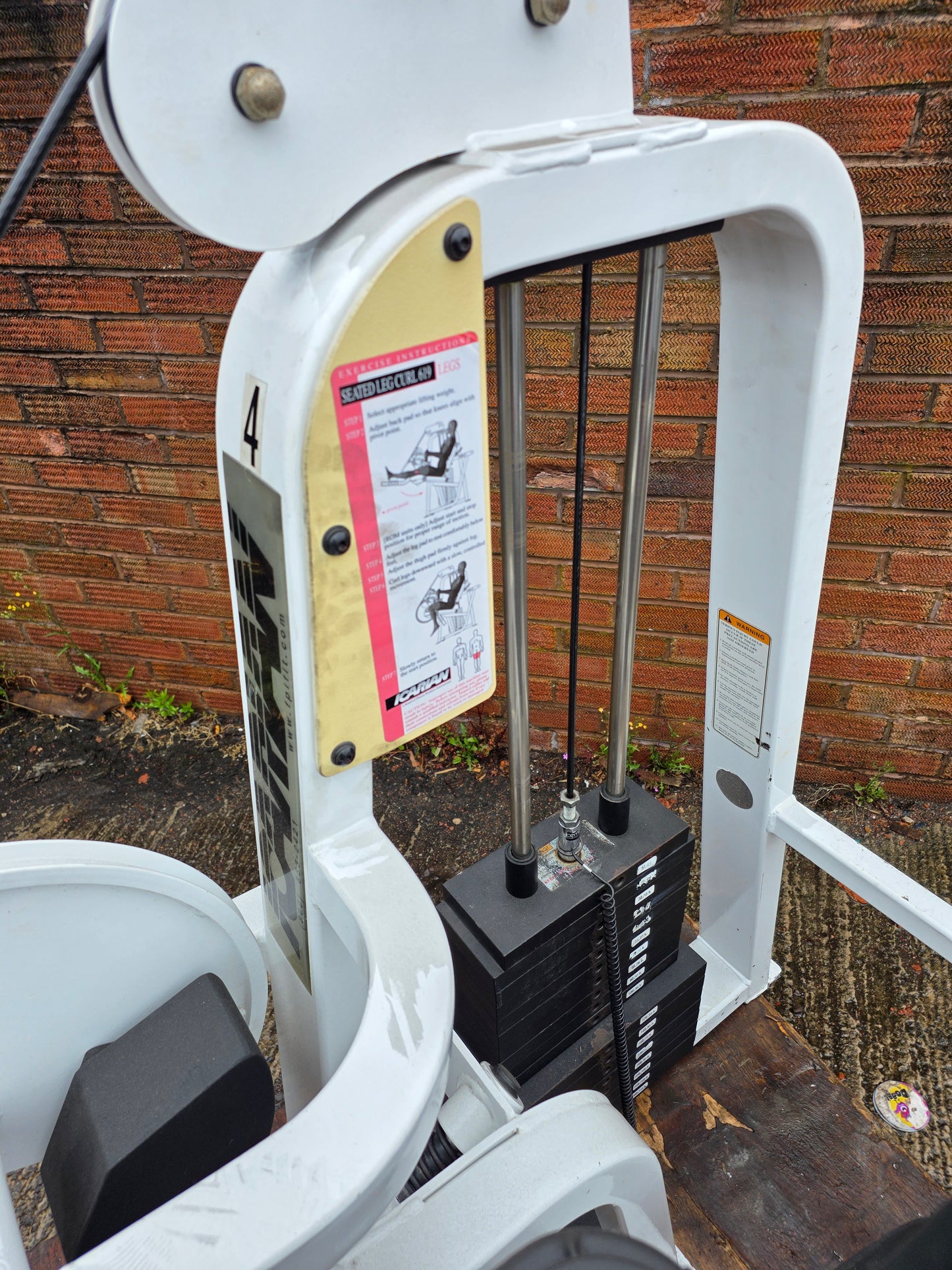 Precor Icarian Seated Hamstring Curl Machine Commercial Gym Equipment