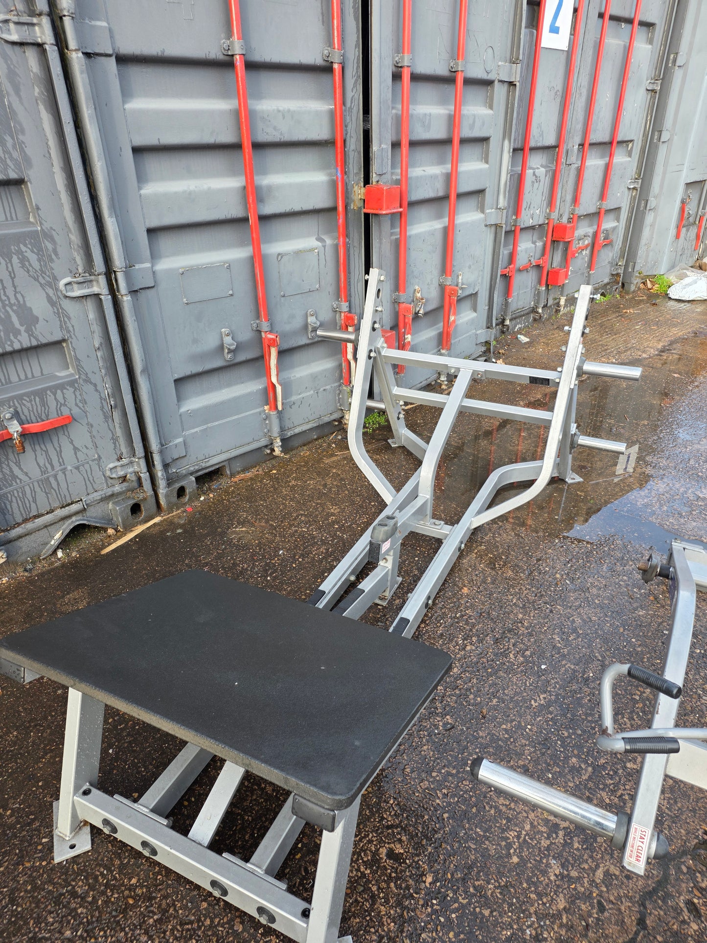 Hammer Strength V Squat Machine Commercial Gym Equipment